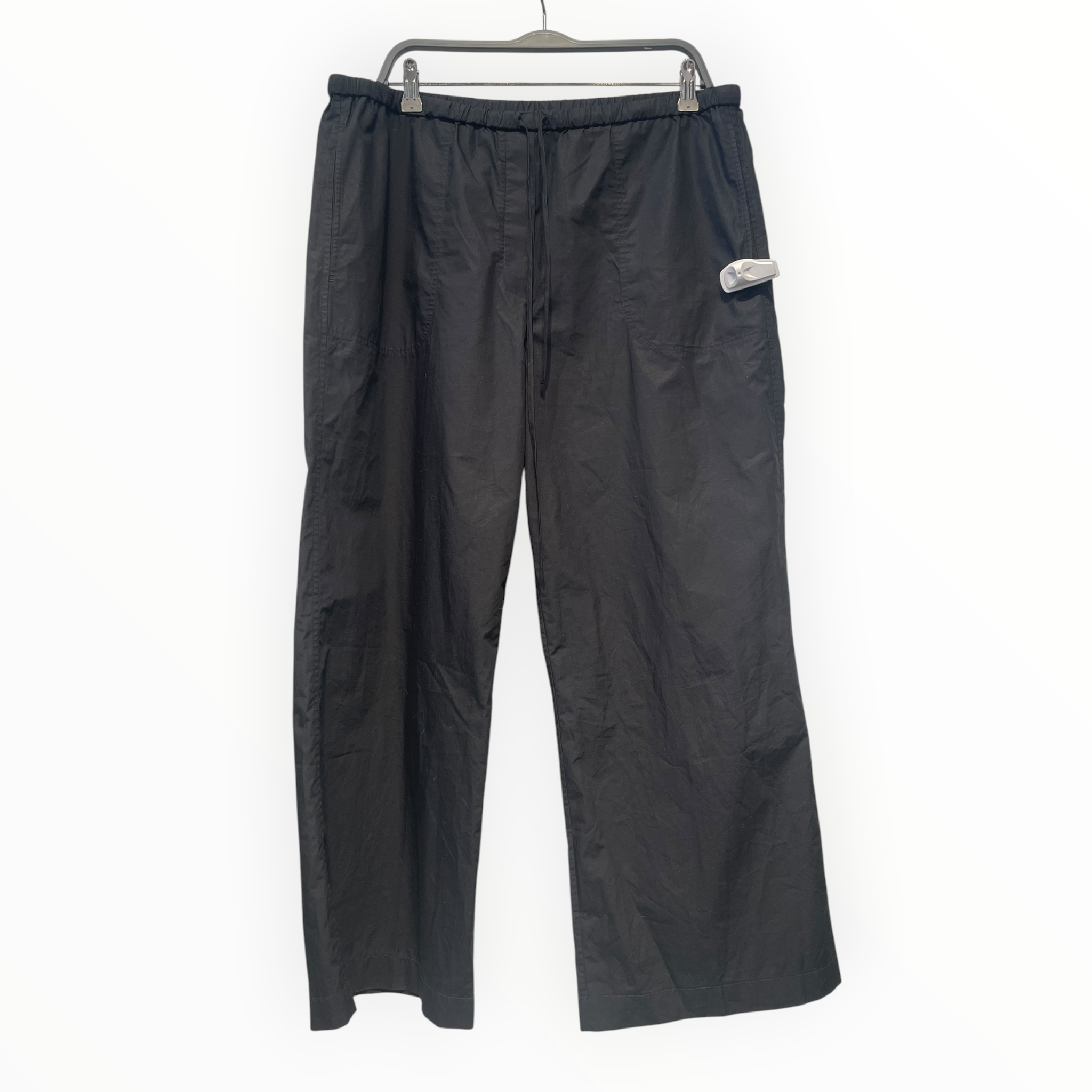 TOTEME/Pants/42/Cotton/BLK/ELASTIC WAISTBAND view 1