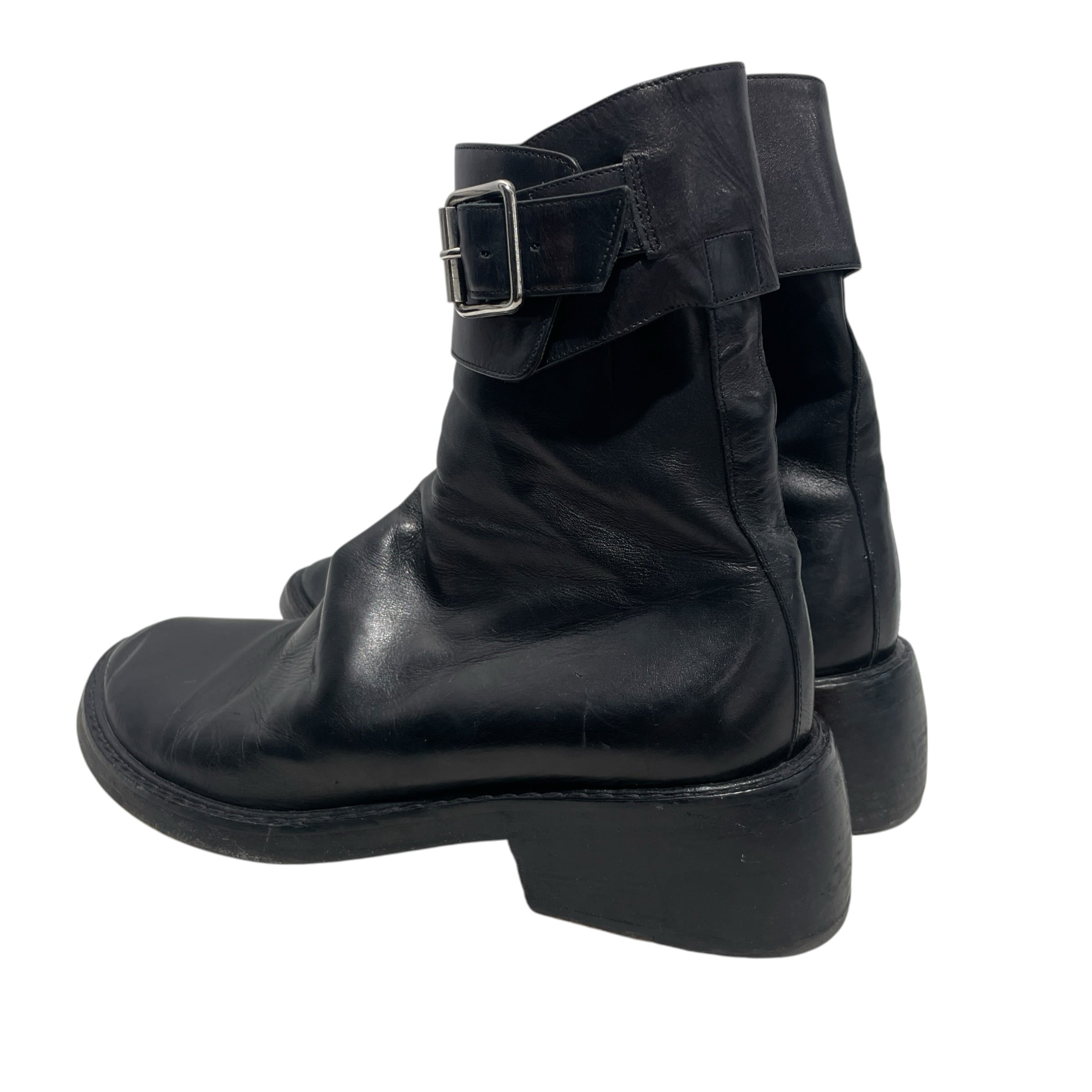 ANN DEMEULEMEESTER/Boots/EU 38/Leather/BLK/ view 2