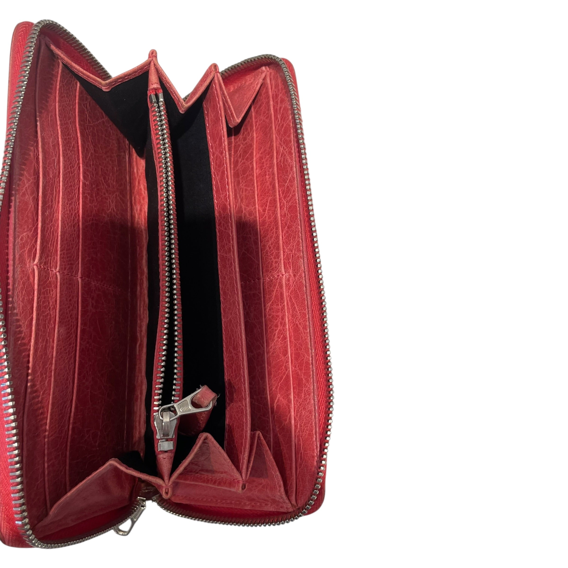 BALENCIAGA/Long Wallet/Leather/RED/L's/CLASSIC CONTINENTAL view 5