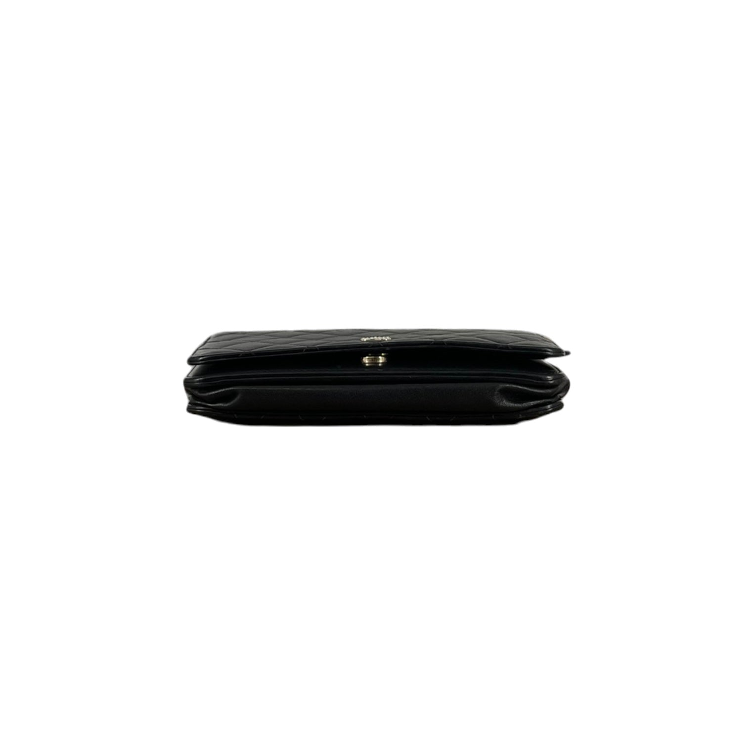 CHANEL/Cross Body Bag/Leather/BLK/25978324/GOLD HARDWARE view 4