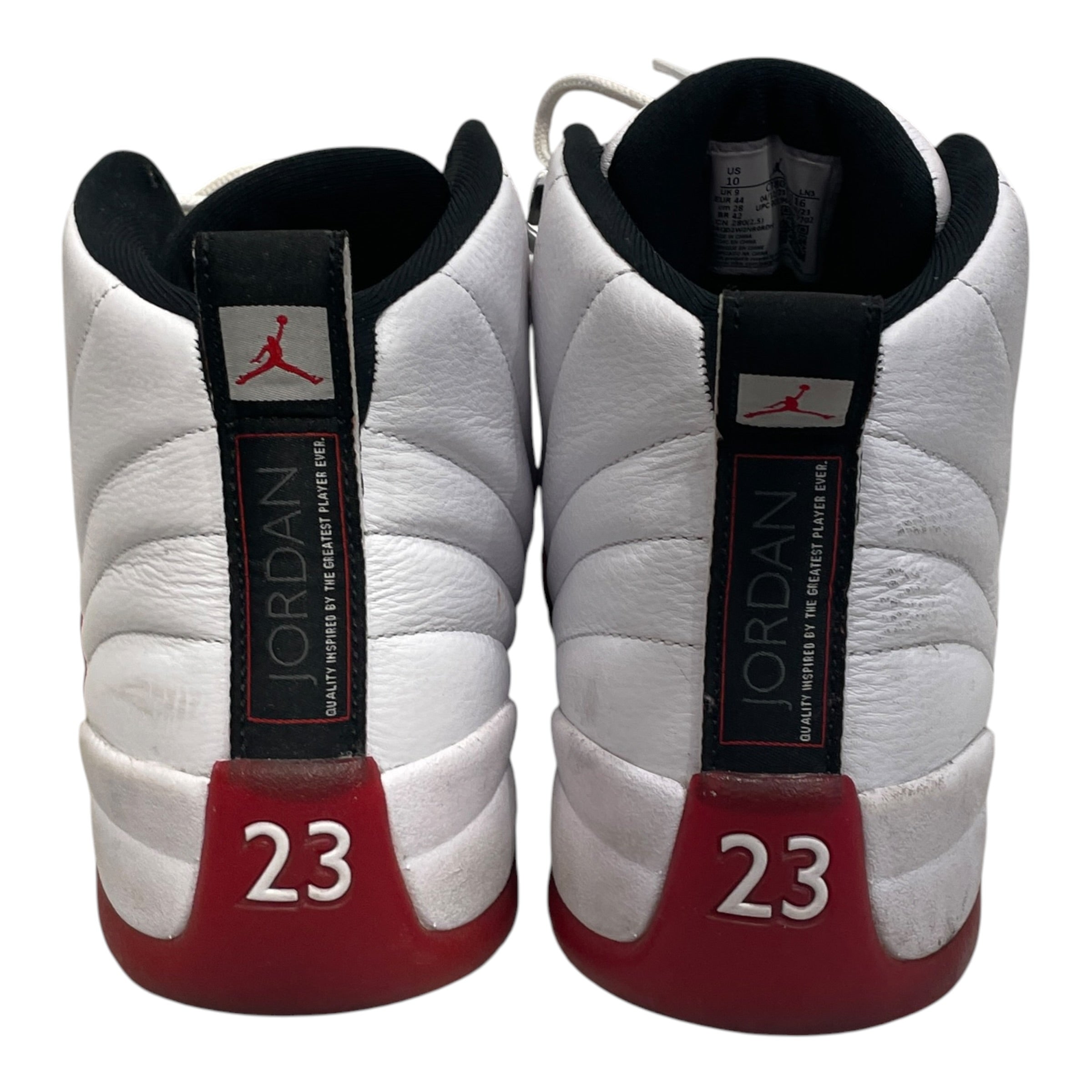 NIKE/Hi-Sneakers/US 10/Leather/RED/RETRO 12 CHERRY RED 2023 view 3