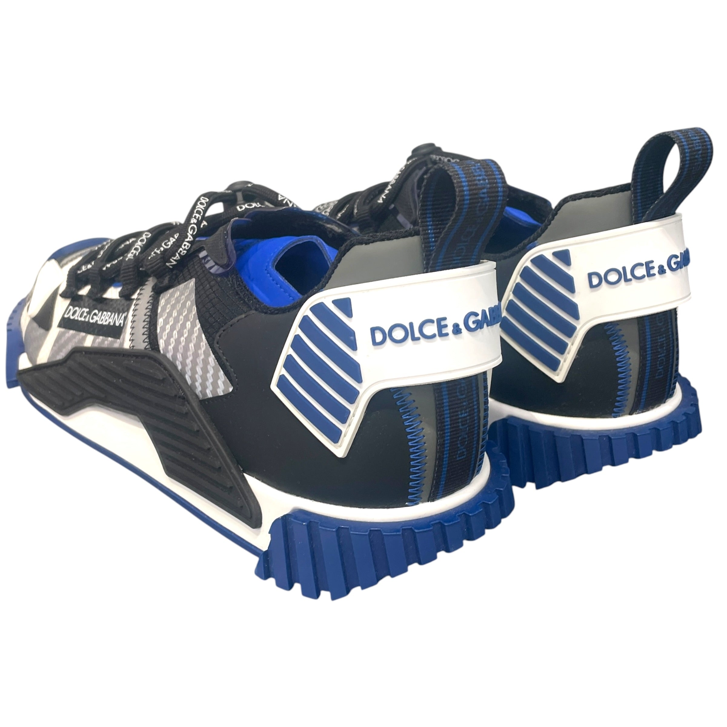 DOLCE&GABBANA/Low-Sneakers/EU 46/Leather/BLU/NS1 view 2