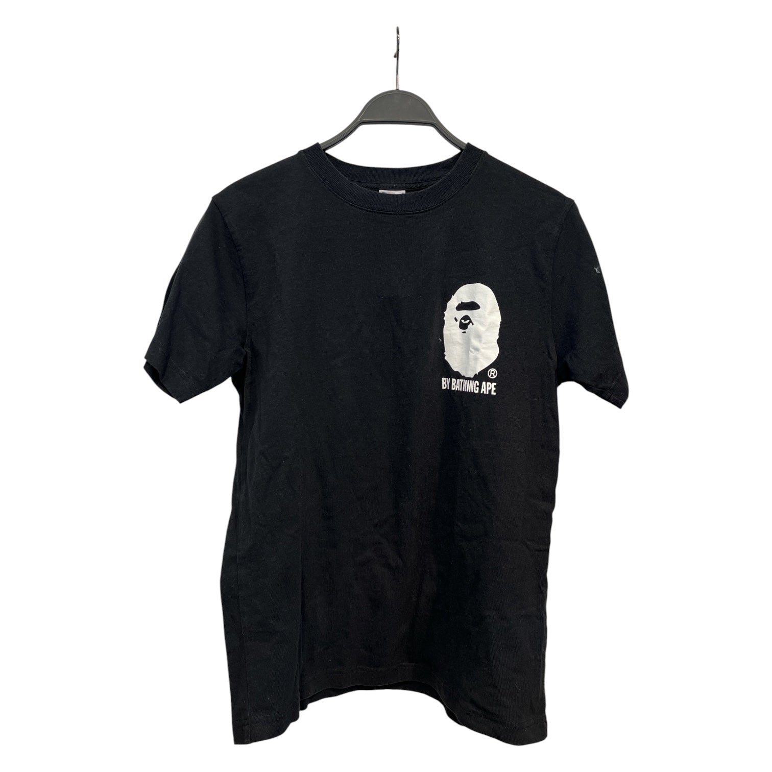 A BATHING APE/Champion/T-Shirt/M/Cotton/BLK/CLASSIC LOGO CHAMPION TEE view 1