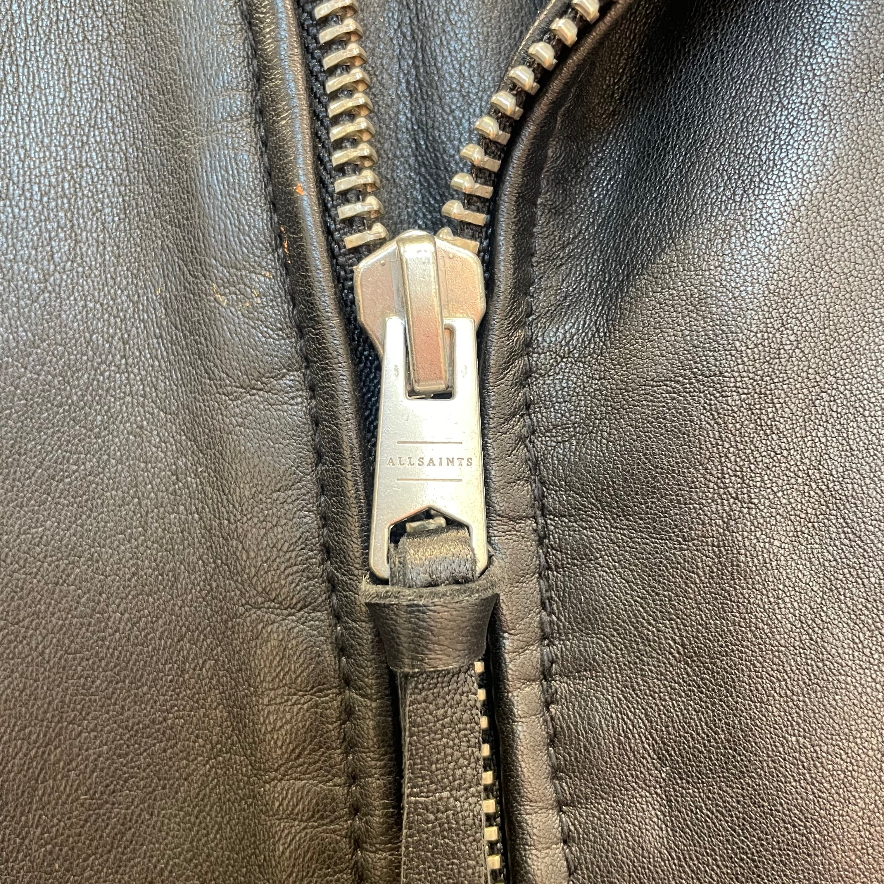 ALLSAINTS/Leather Jkt/L/Leather/BLK/All Over Print/ view 5