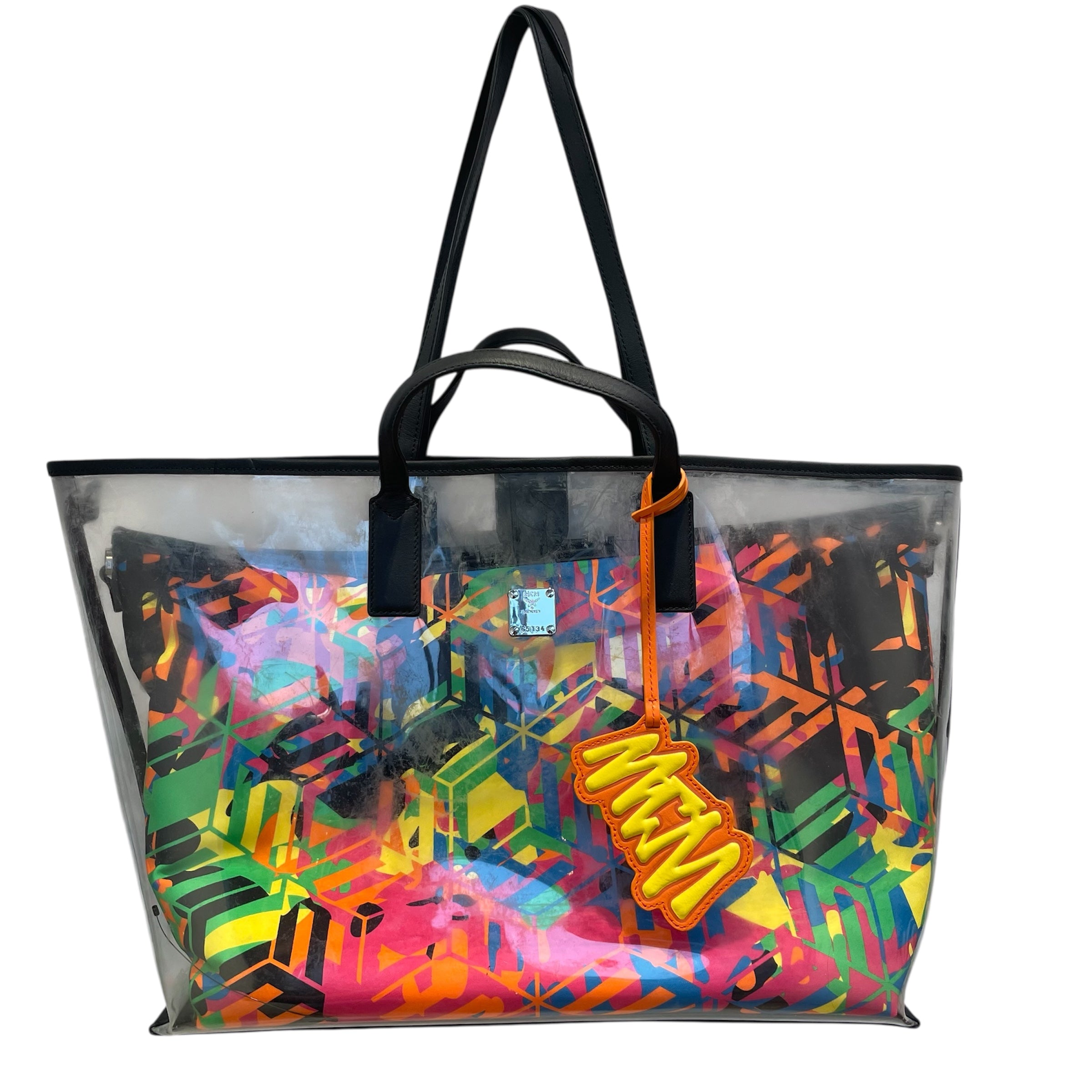 MCM/Hand Bag/All Over Print/Polyester/MLT/VIBRANT GEOMETRIC PRINT view 1