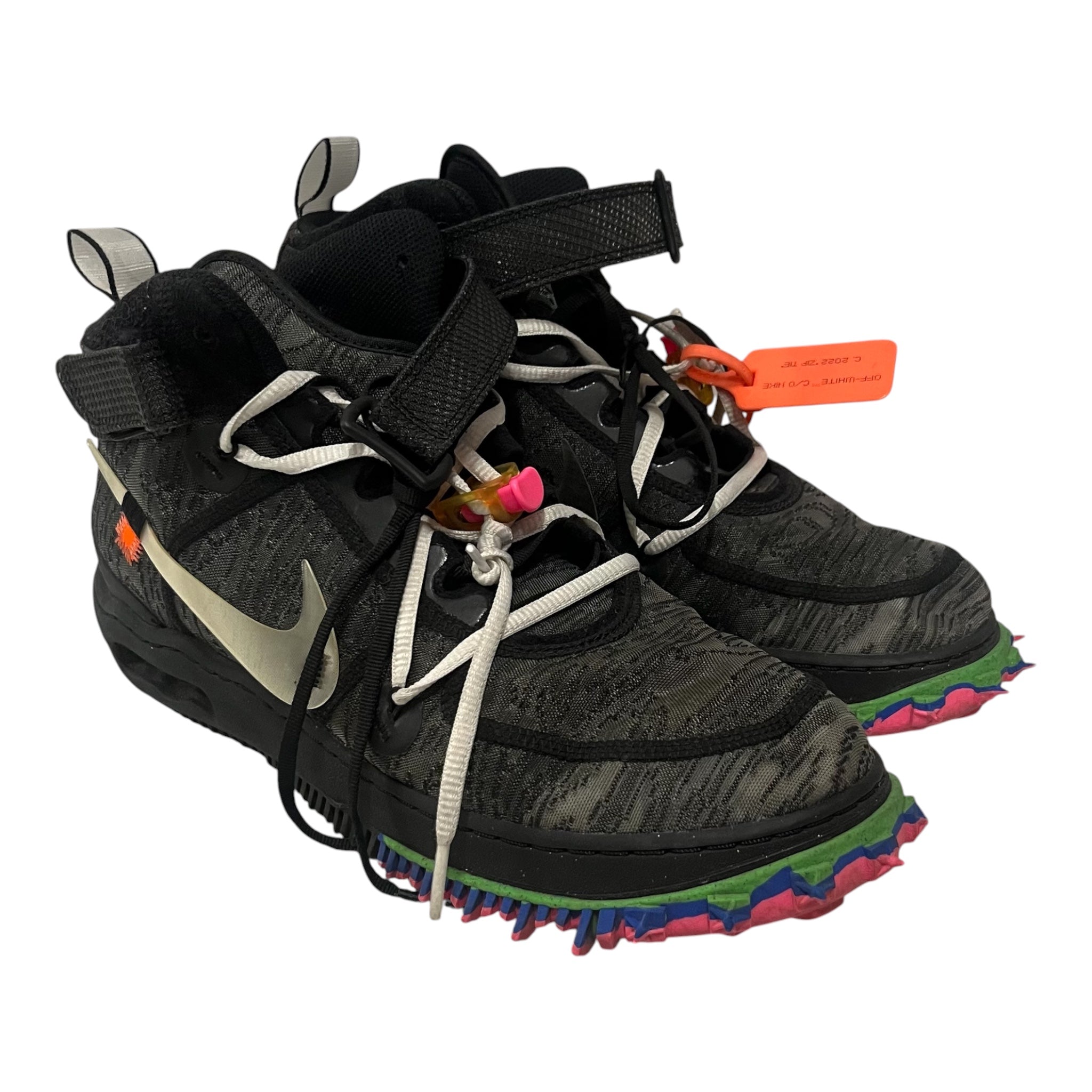 OFF-WHITE/Hi-Sneakers/US 11/Nylon/BLK/DO6290001 AF1 MID view 1