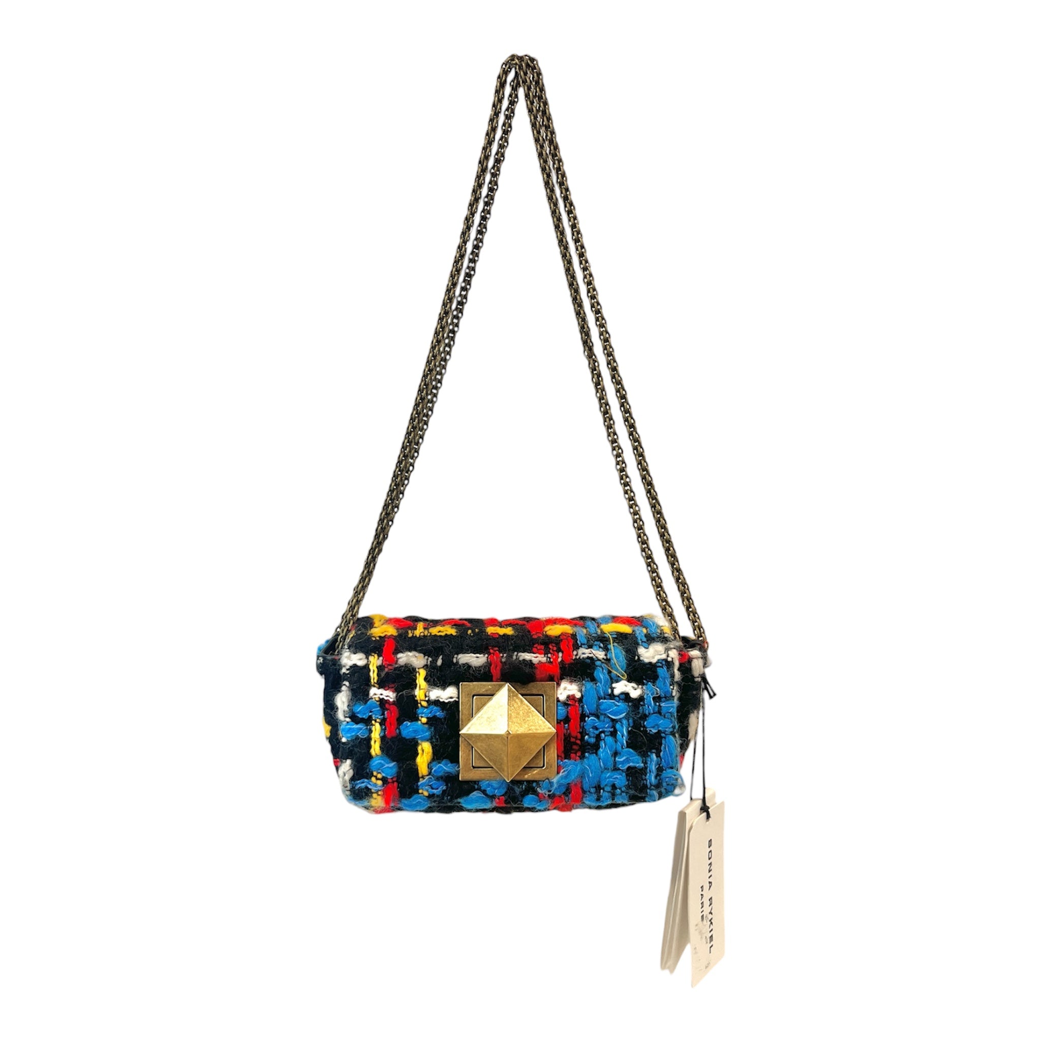 SONIA RYKIEL/Cross Body Bag/All Over Print/Wool/MLT/Tweed view 1