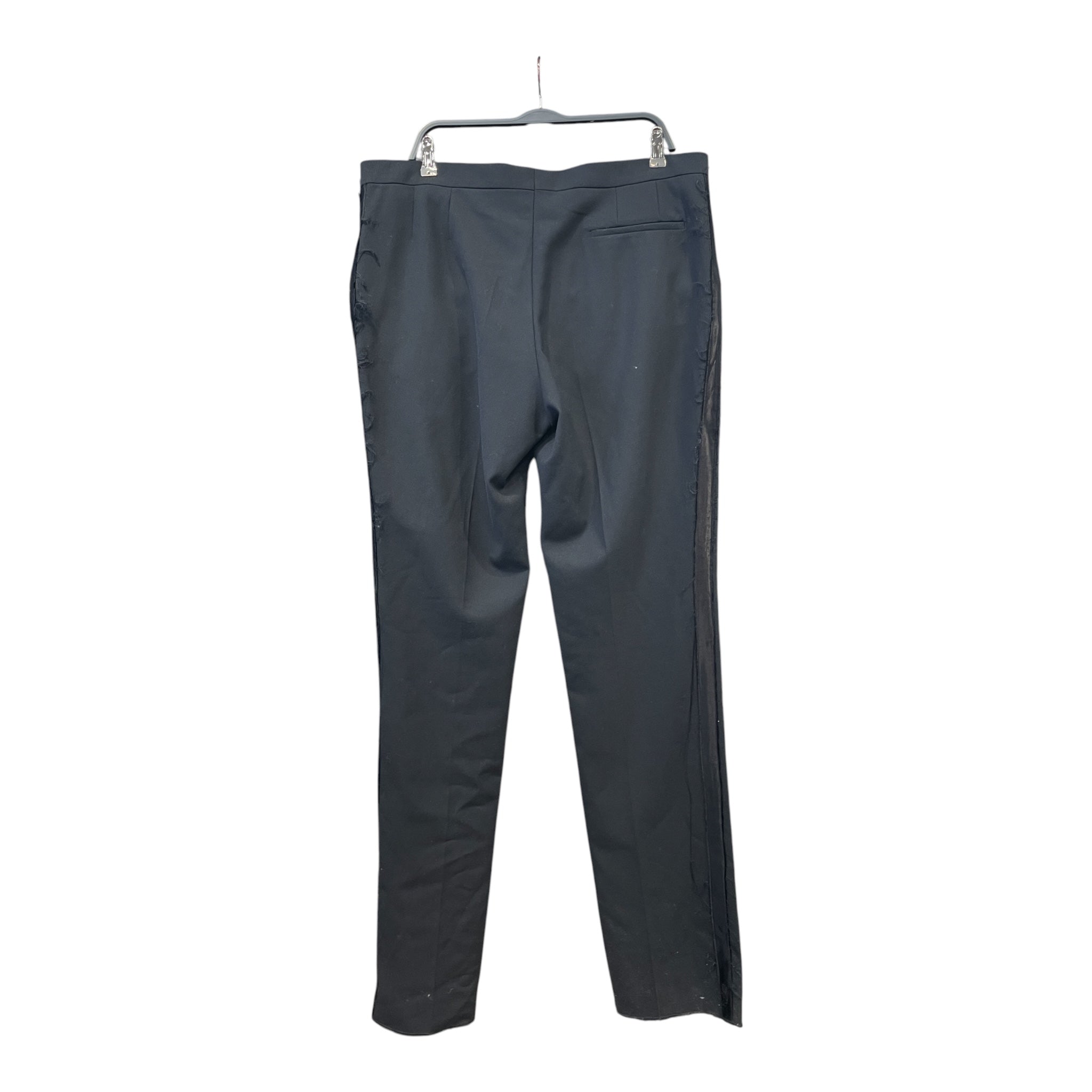 RAF SIMONS/Slacks/54/Cotton/BLK/SATINSIDES view 2