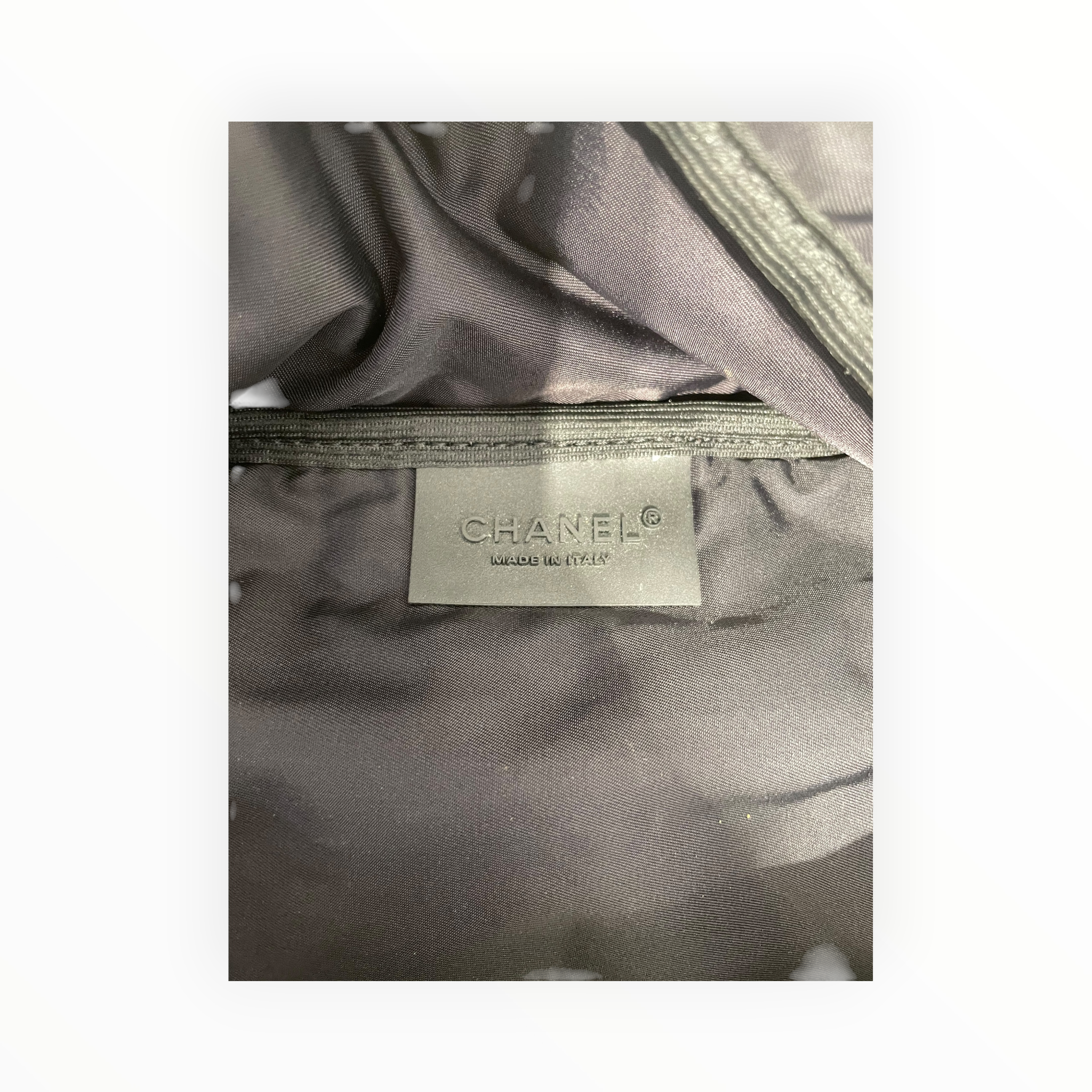 CHANEL/Cross Body Bag/Cotton/WHT/FANNY BAG view 4