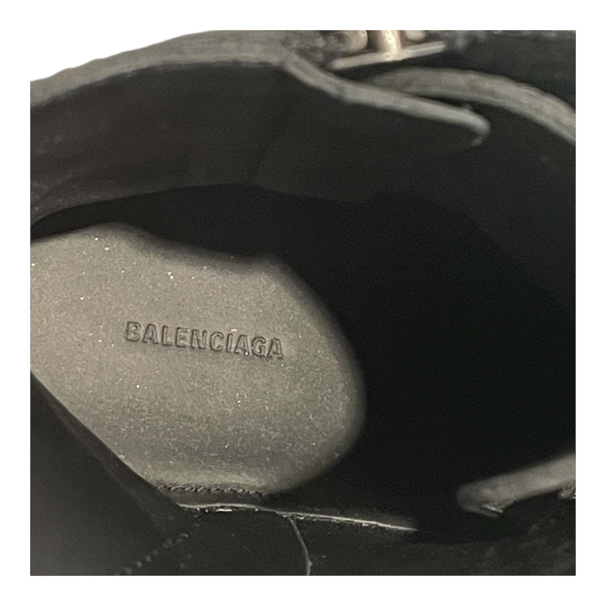 BALENCIAGA/Boots/EU 35/Leather/BLK/Tractor Boots view 3