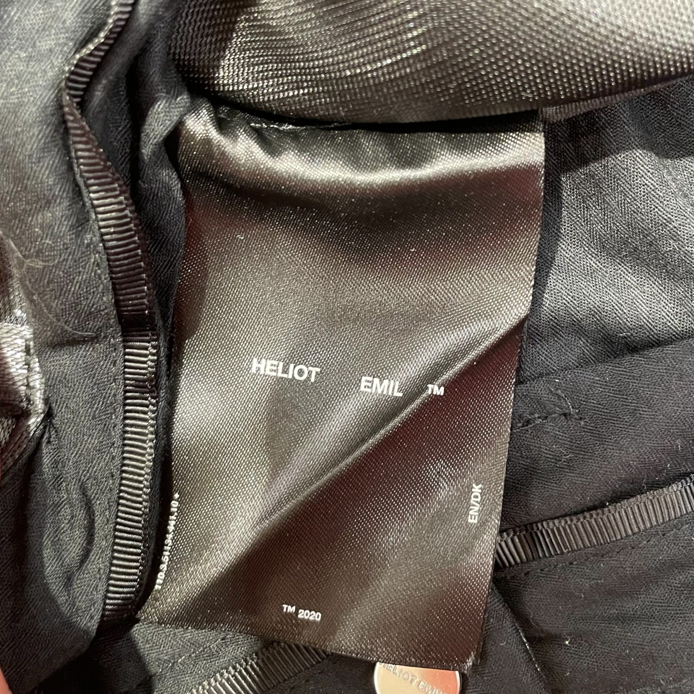 HELIOT EMIL/Straight Pants/S/Nylon/SLV/liquid metal view 4