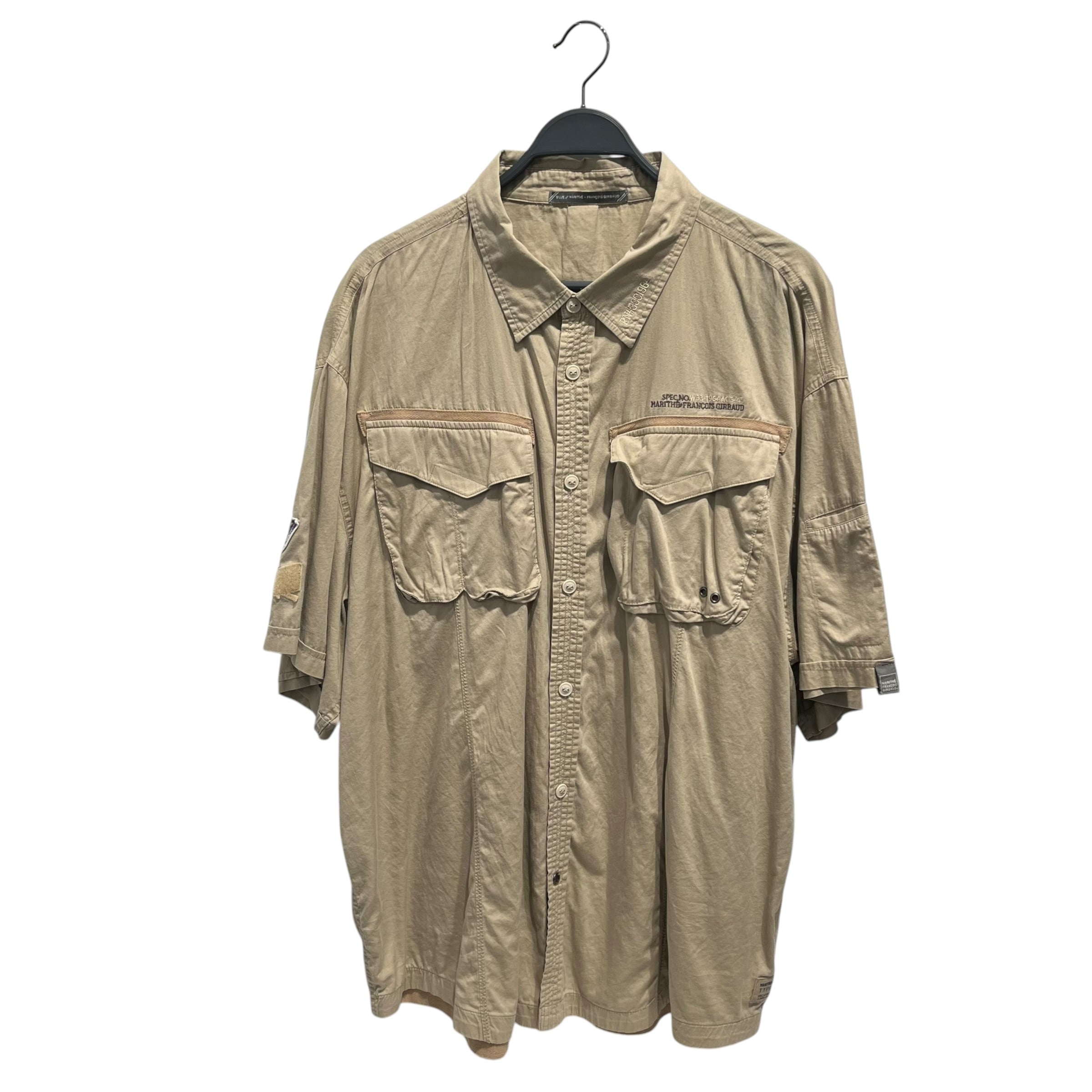 MARITHE FRANCOIS GIRBAUD/SS Shirt/XXXL/Cotton/BEG/018-060772 view 1