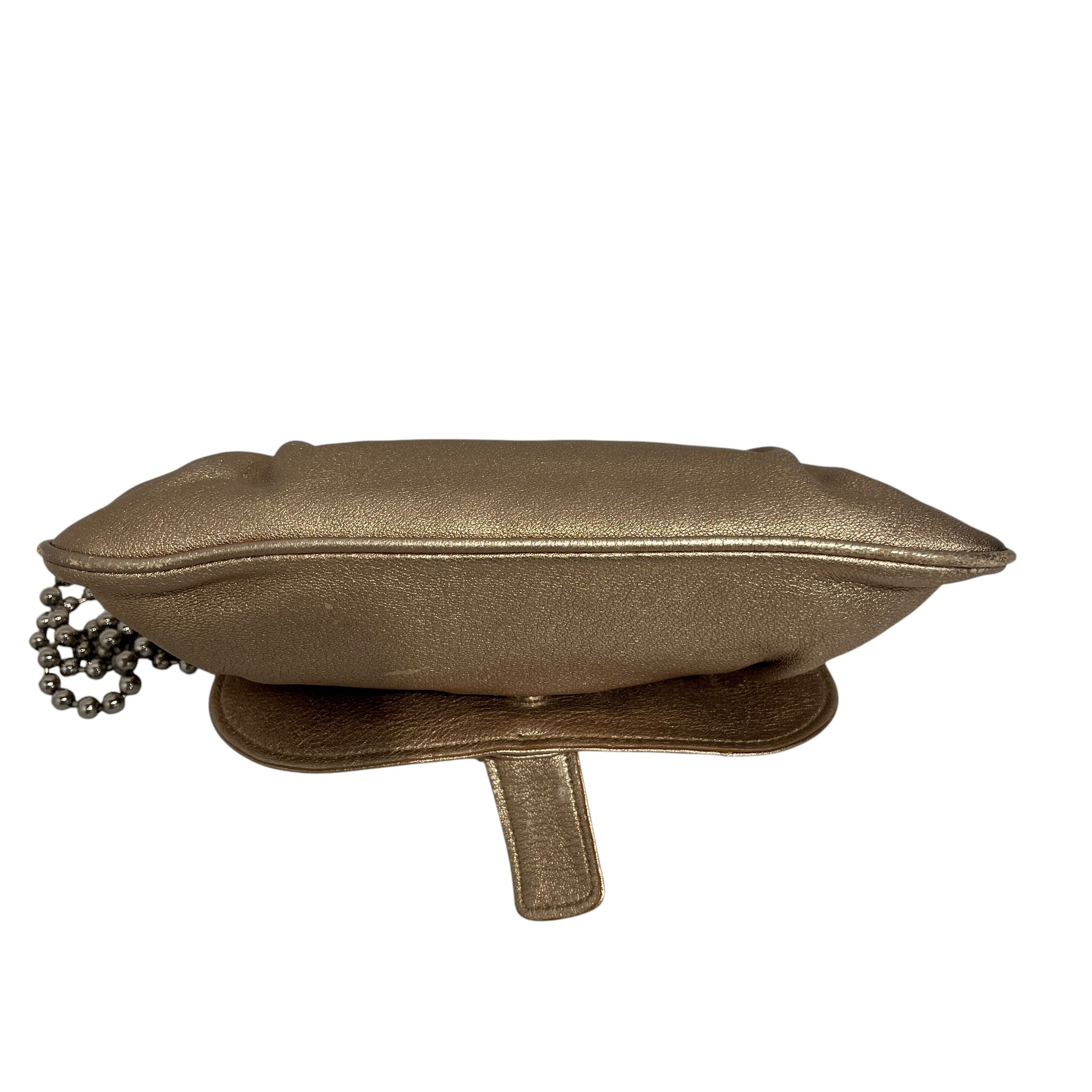 Salvatore Ferragamo/Bag/Leather/GLD/Shoulder Bag w Bead Chain view 3