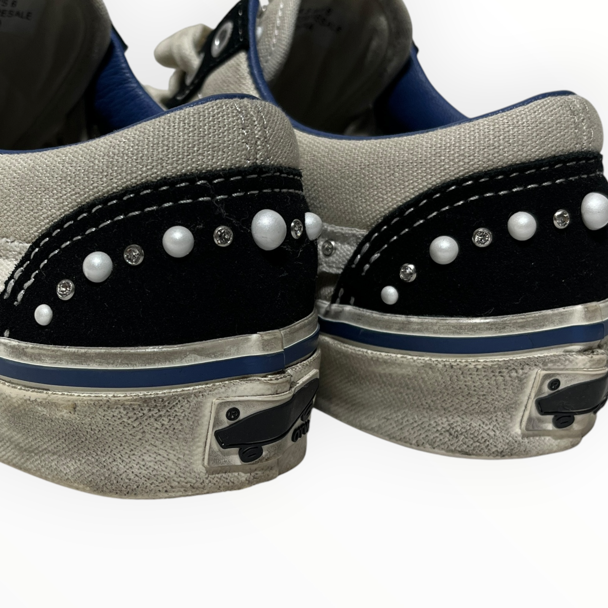 VANS/Low-Sneakers/US 6/Cotton/CRM/PEARLS view 3