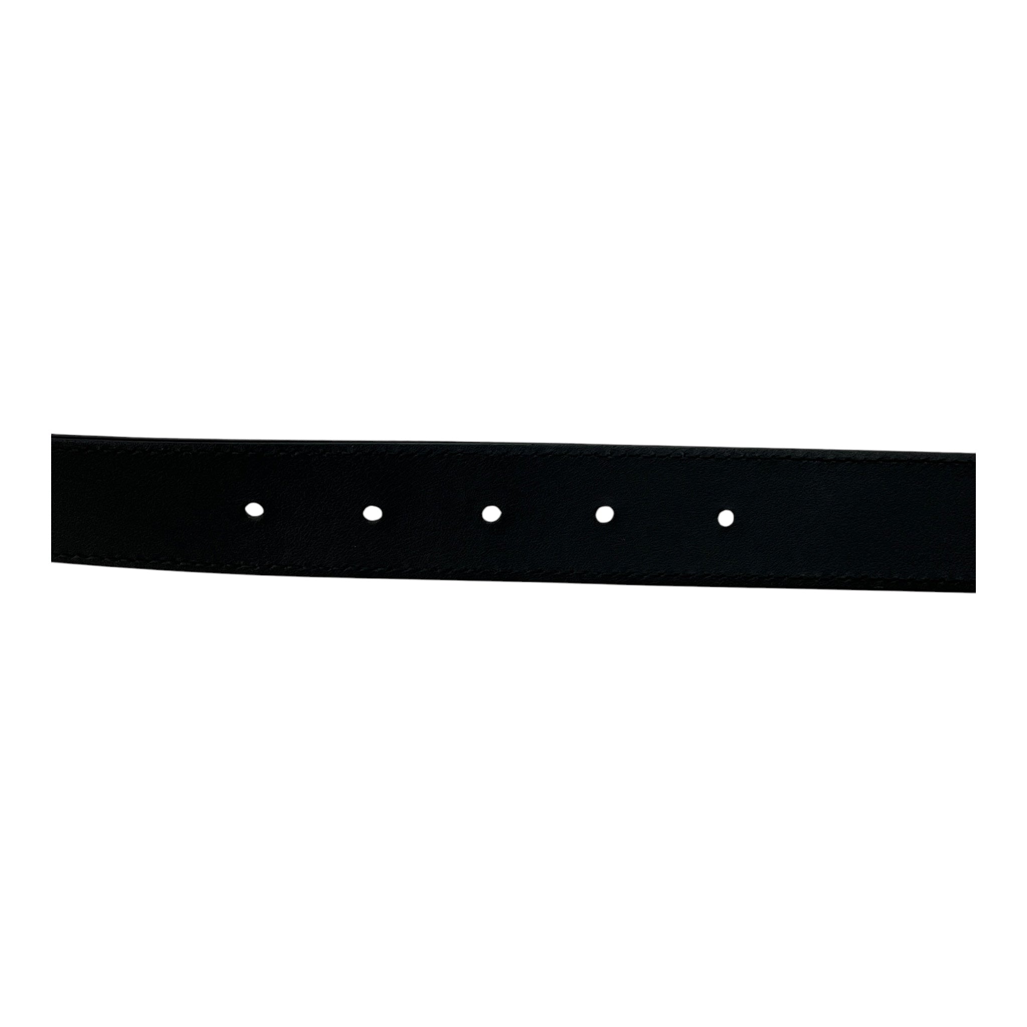 GUCCI/Belt/Leather/BLK/GOLD GG view 5