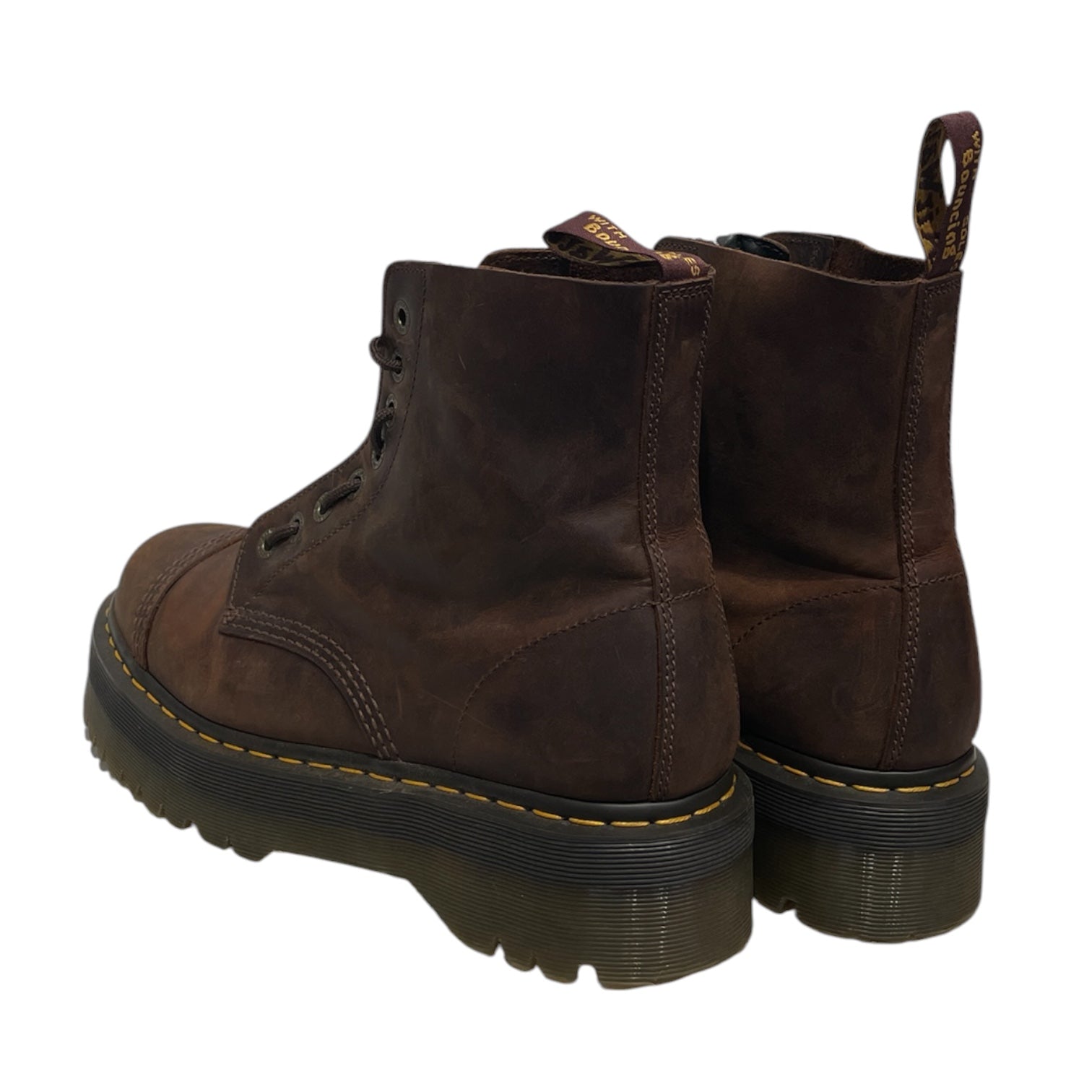 Dr.Martens/Boots/US 12/Leather/BRW/ view 2