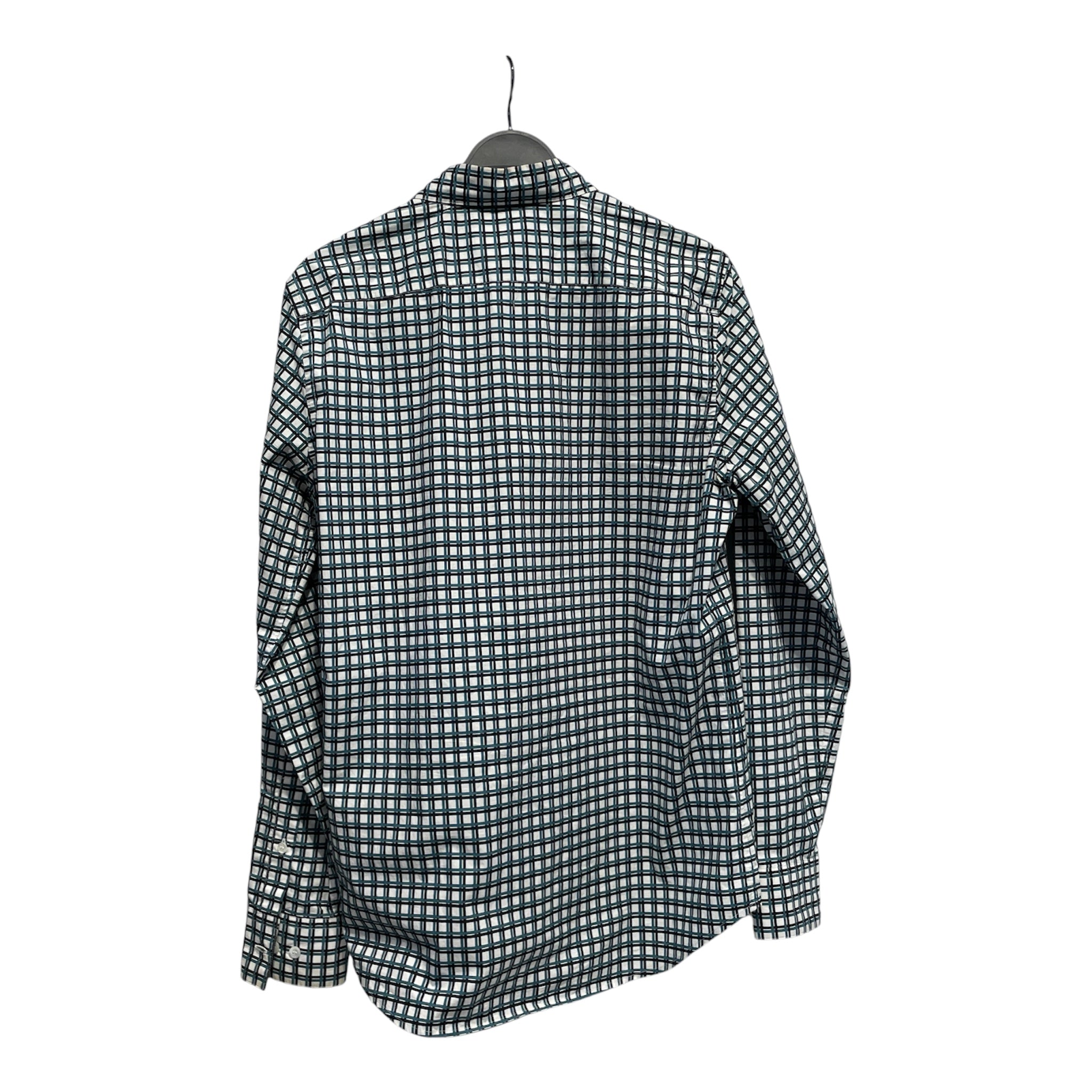 MARNI/Flannel Shirt/50/Cotton/IDG/PLAID/STRIPES/BLUE/COLLAR view 2