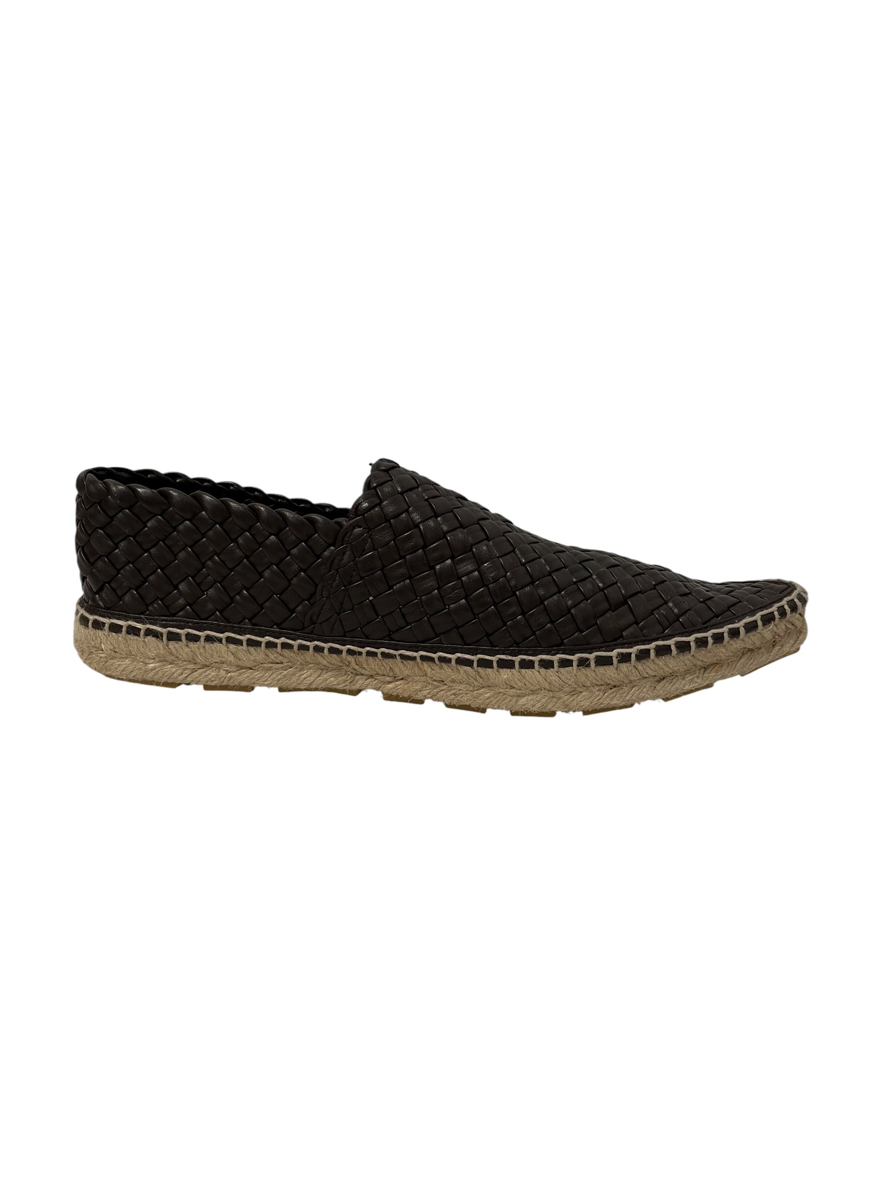 BOTTEGA VENETA/Low-Sneakers/EU 37/Leather/BRW/espadrill pointed toe weave view 4