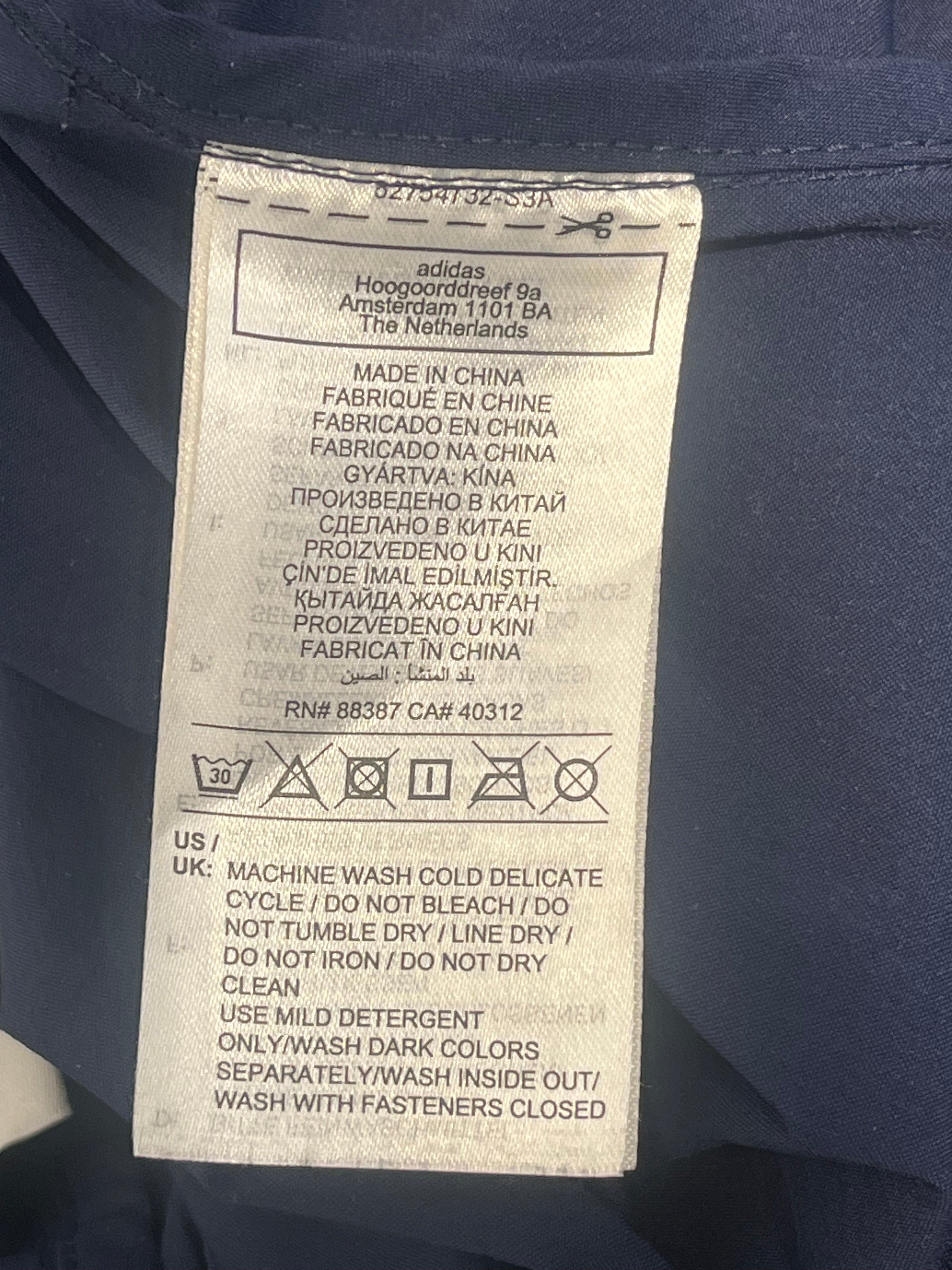 adidas/WALES BONNER/Pants/M/Polyester/NVY/Joggers/WIDE LEG-DRAWSTRING view 4