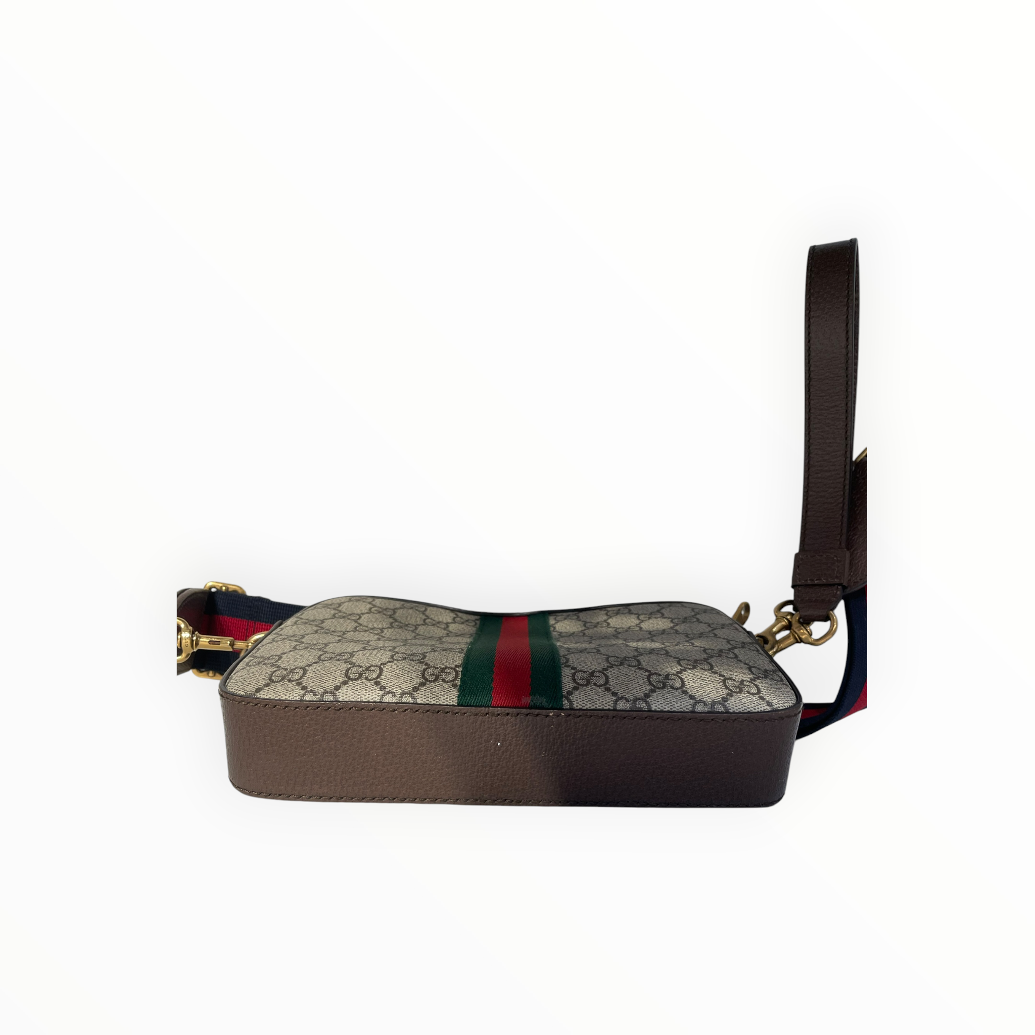 GUCCI/Cross Body Bag/Monogram/Leather/BEG/ophidia supreme view 7