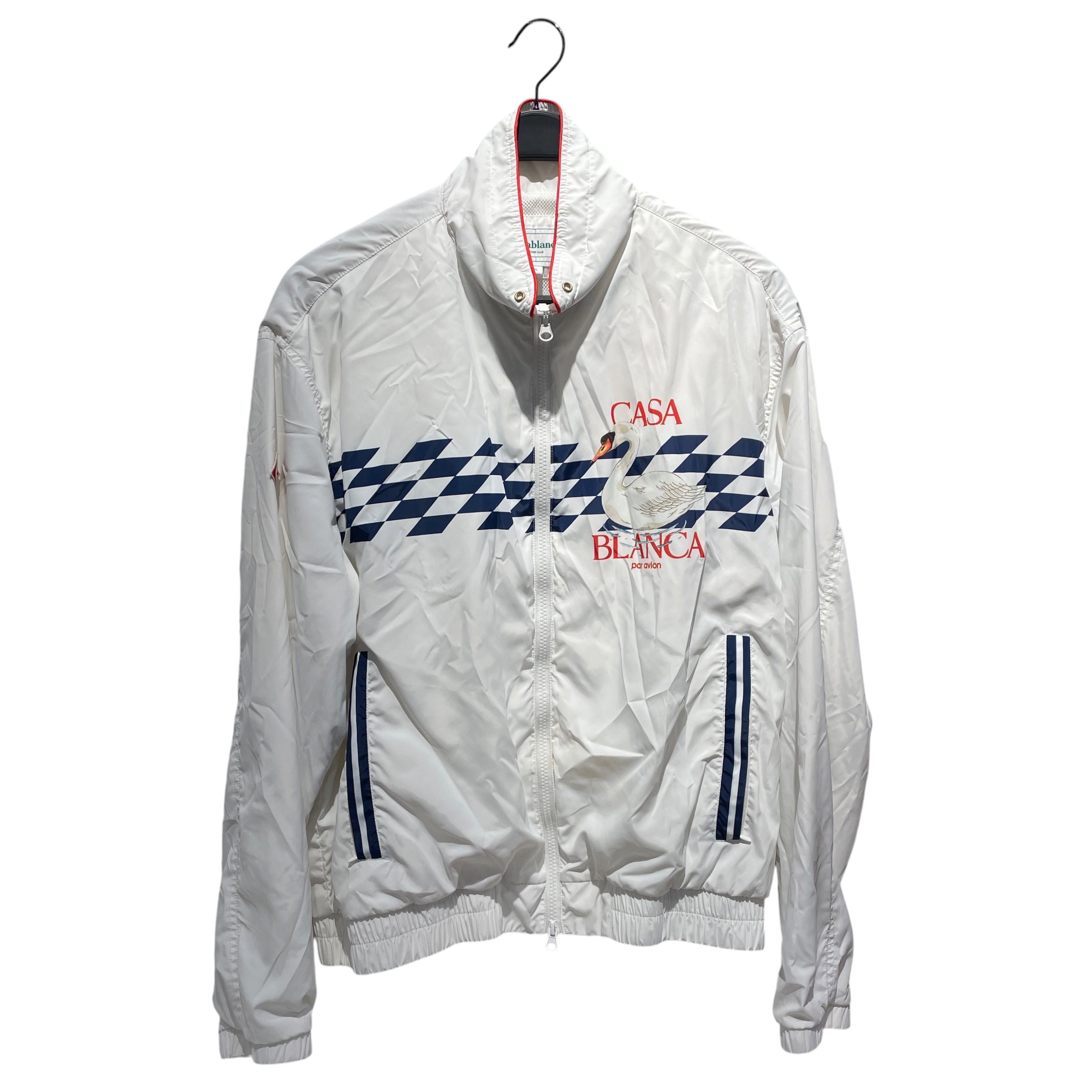 CASABLANCA/Jacket/XL/Nylon/WHT/All Over Print/SWAN view 1