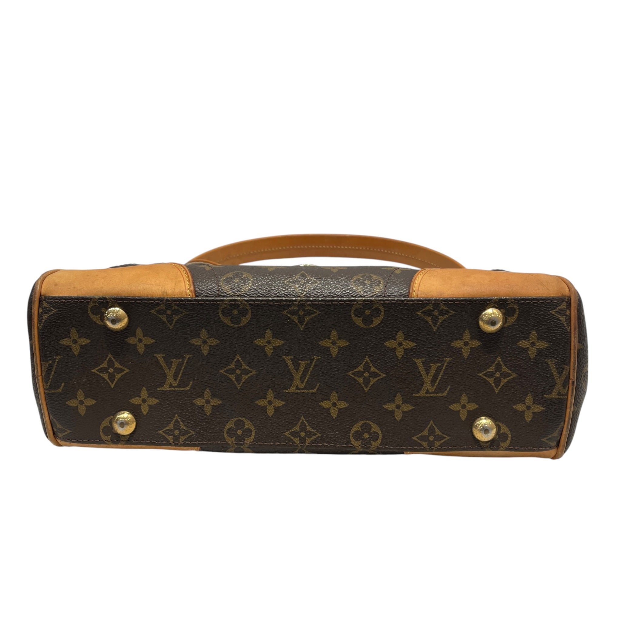 LOUIS VUITTON/Hand Bag/Monogram/Leather/BRW/BEVERLY MM view 3