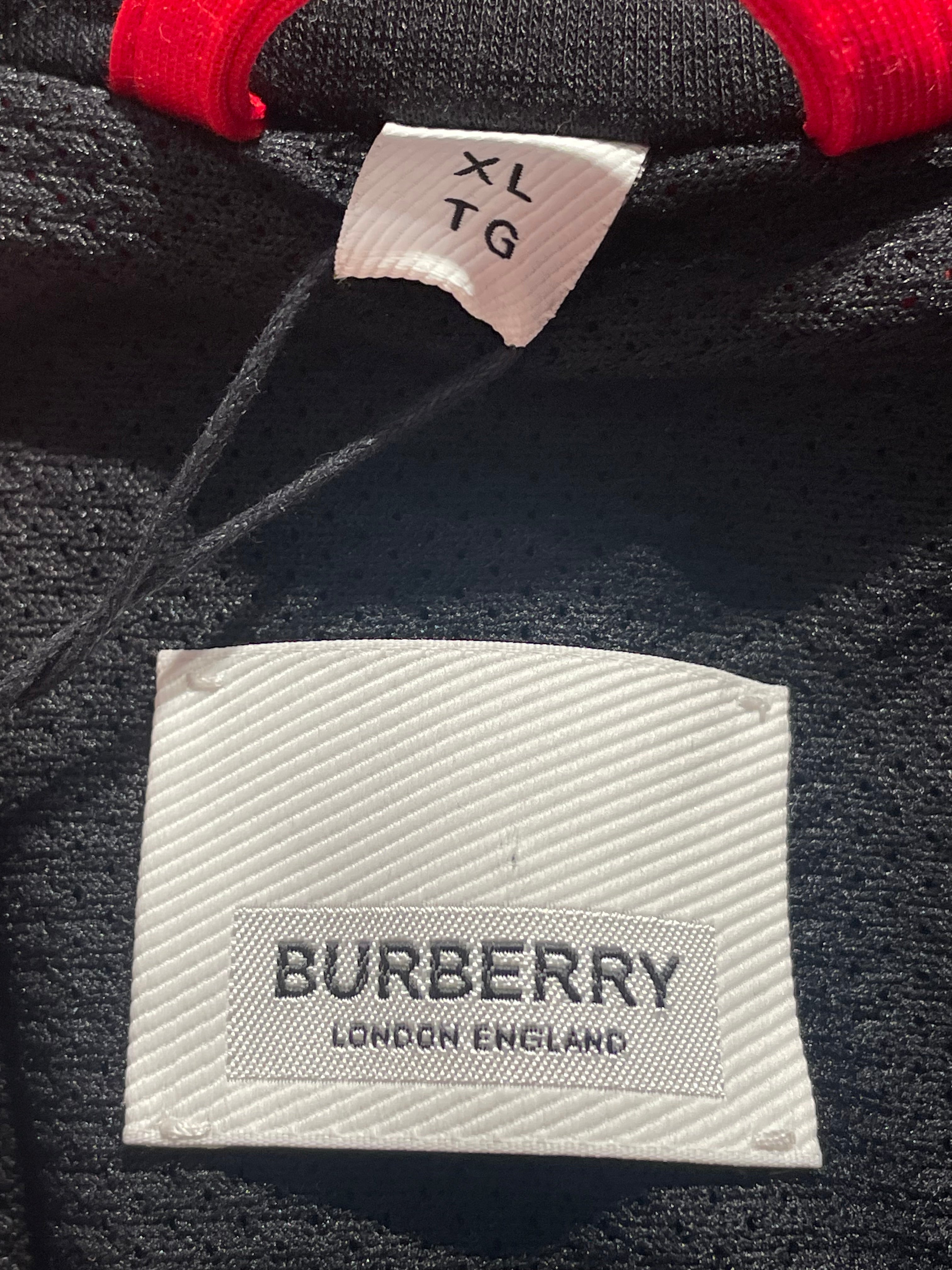 BURBERRY LONDON/Jacket/XL/Polyester/RED/Stripe/ view 3