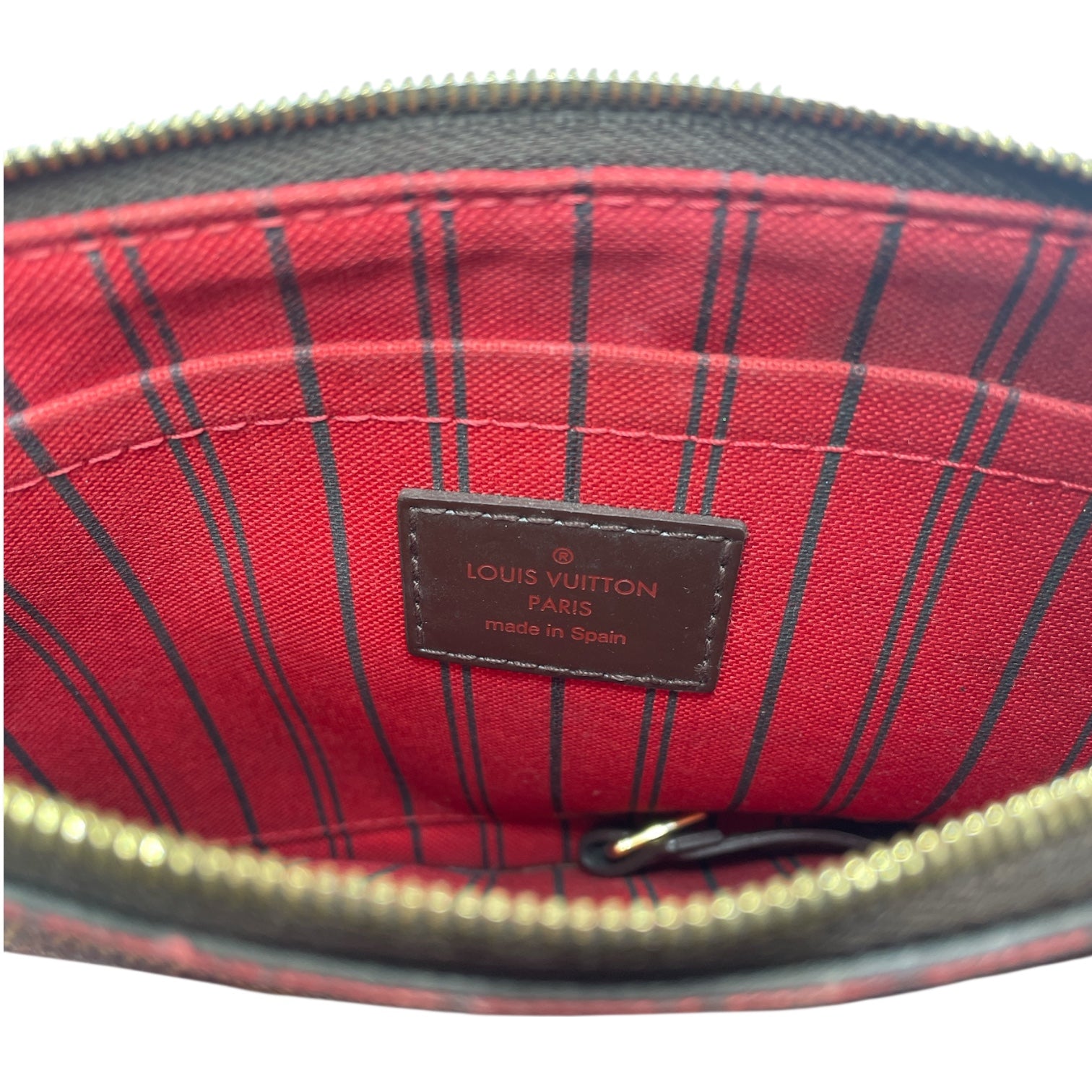 LOUIS VUITTON/Pouch/All Over Print/Leather/BRW/- view 4