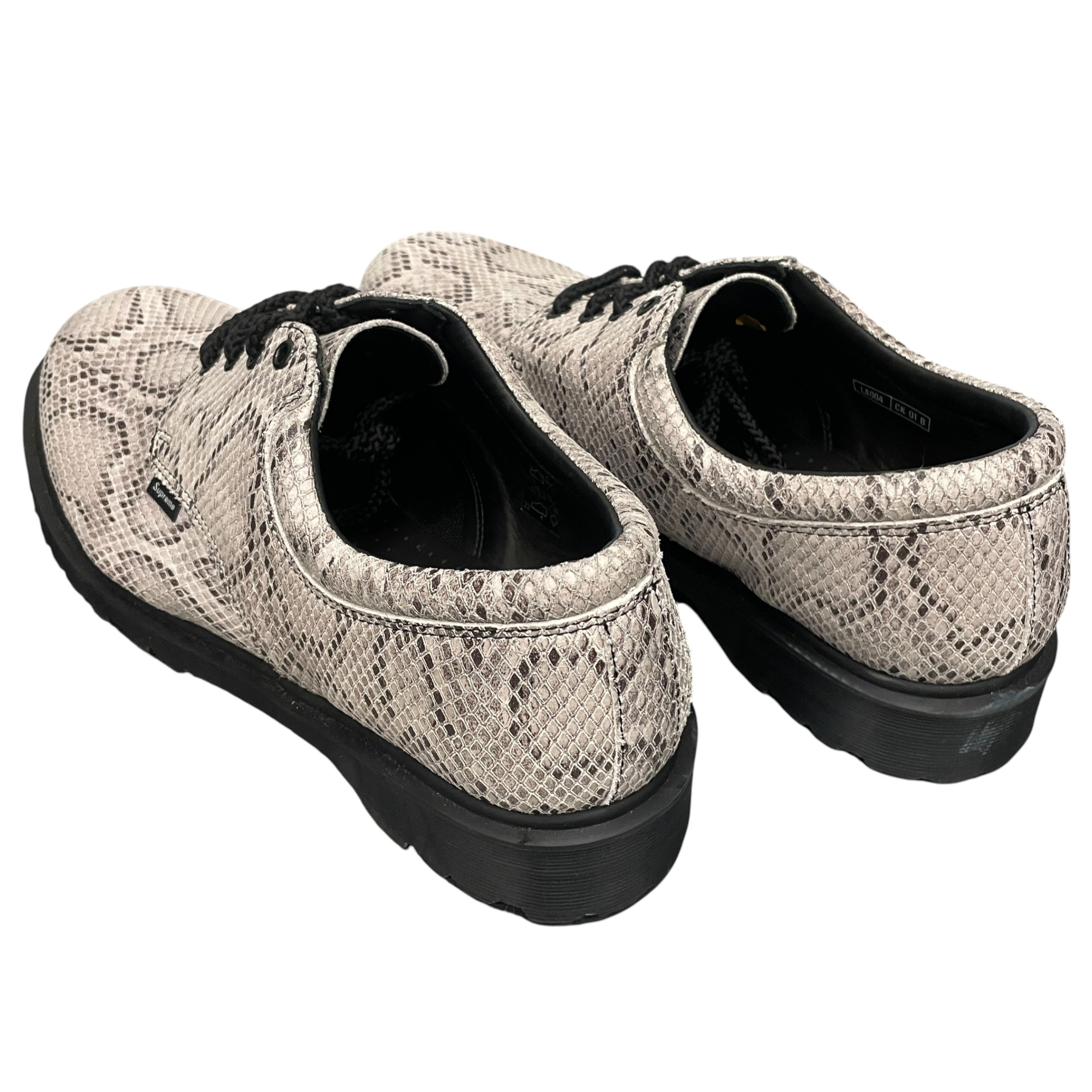 Dr.Martens/Supreme/Loafers/US 13/Animal Pattern/Leather/GRY/SNAKESKIN view 2