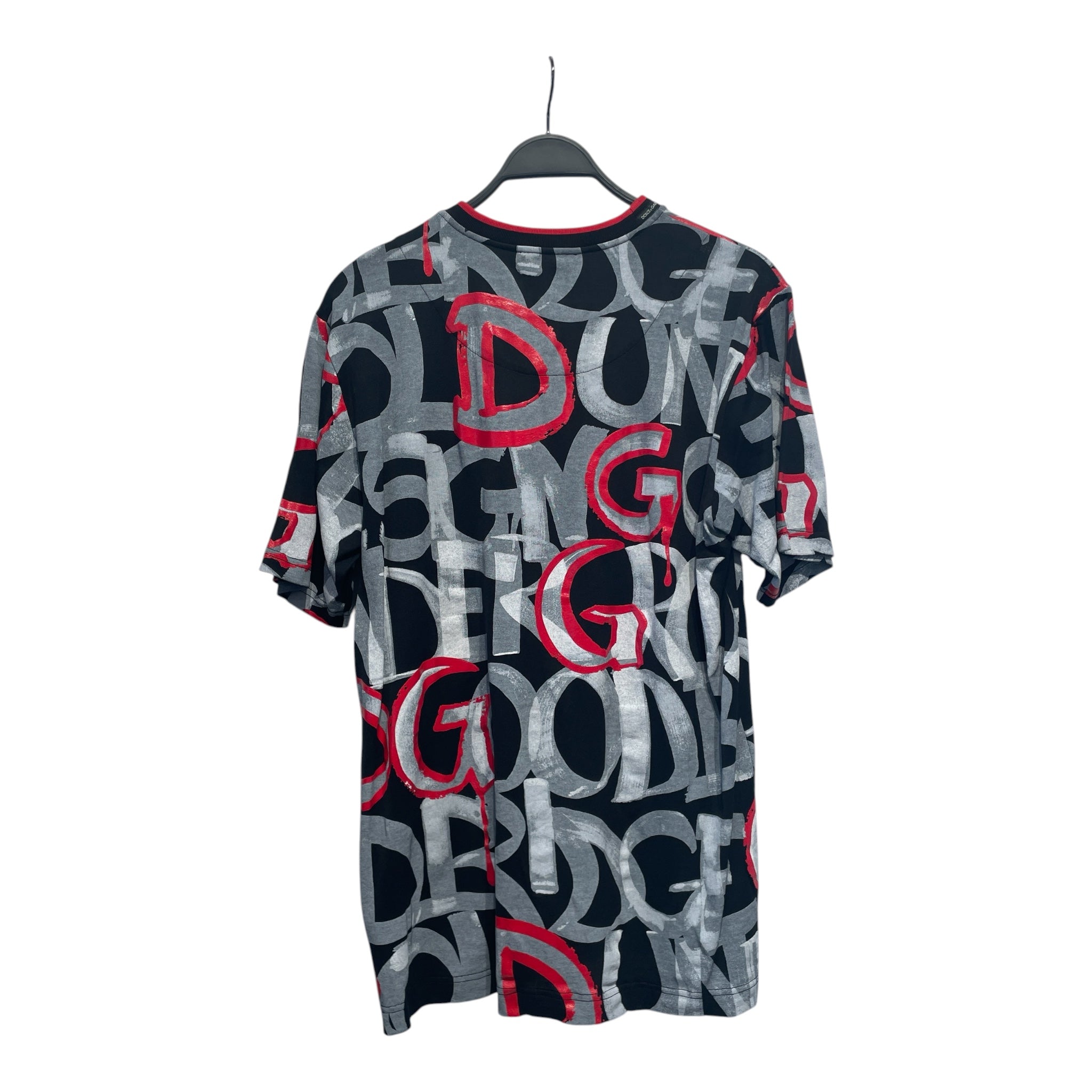 DOLCE&GABBANA/T-Shirt/52/Cotton/BLK/High Neck/All Over Print/ view 2