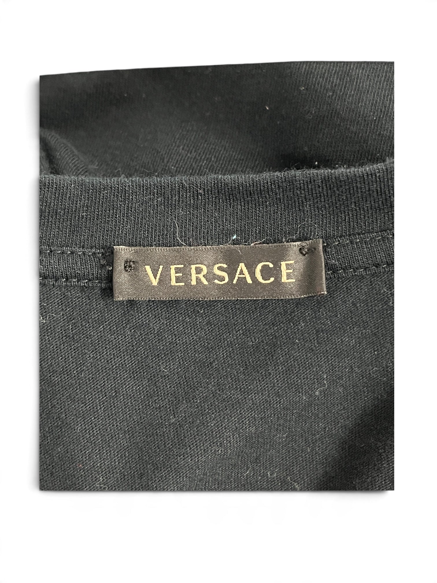 VERSACE/SL Dress/12/Cotton/BLK/SL VERSACE TSHIRT DRESS view 3