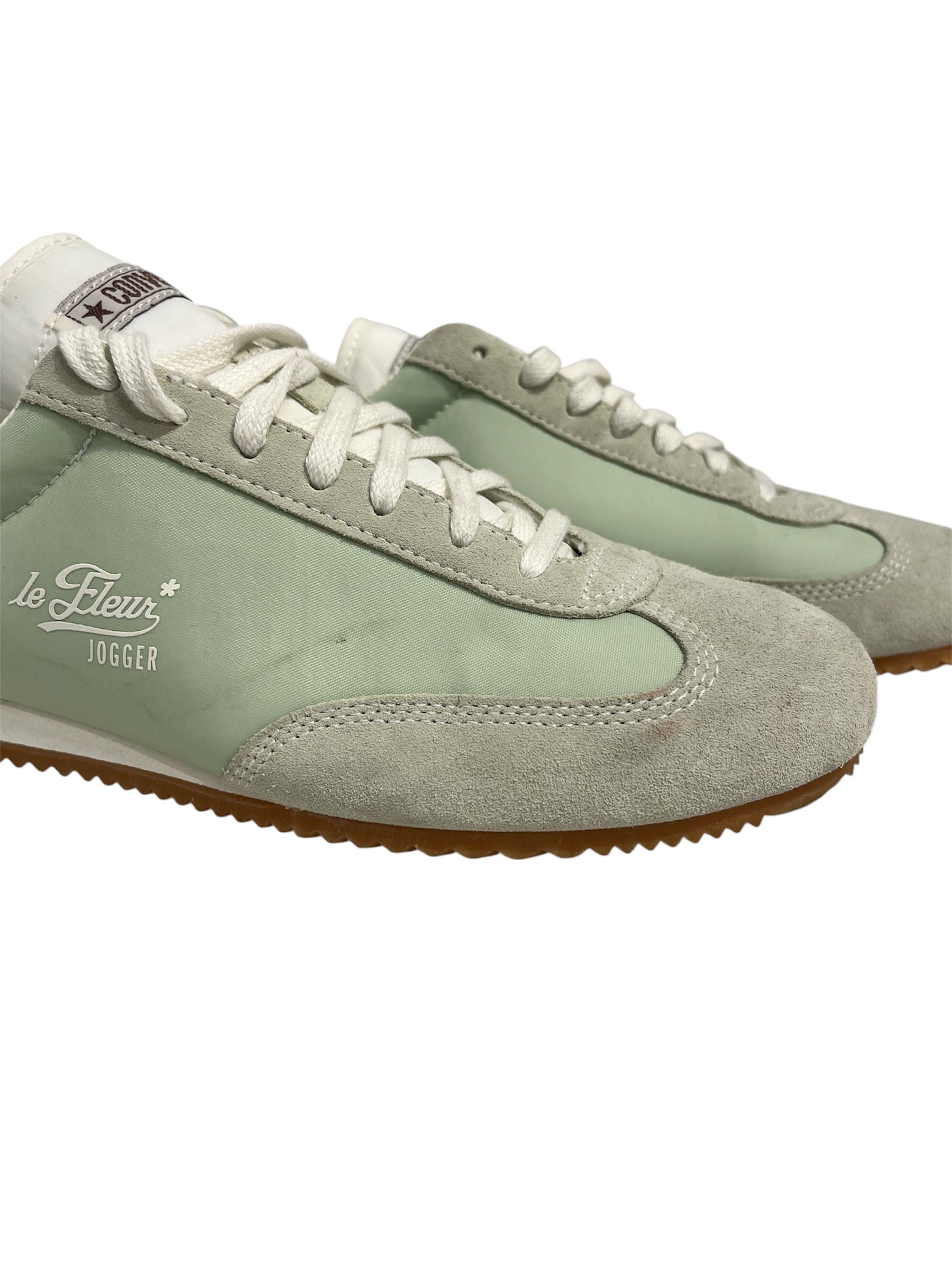CONVERSE/GOLF WANG/Low-Sneakers/US 10/Cotton/GRN/LE FLEUR GREEN SNEAKER view 4