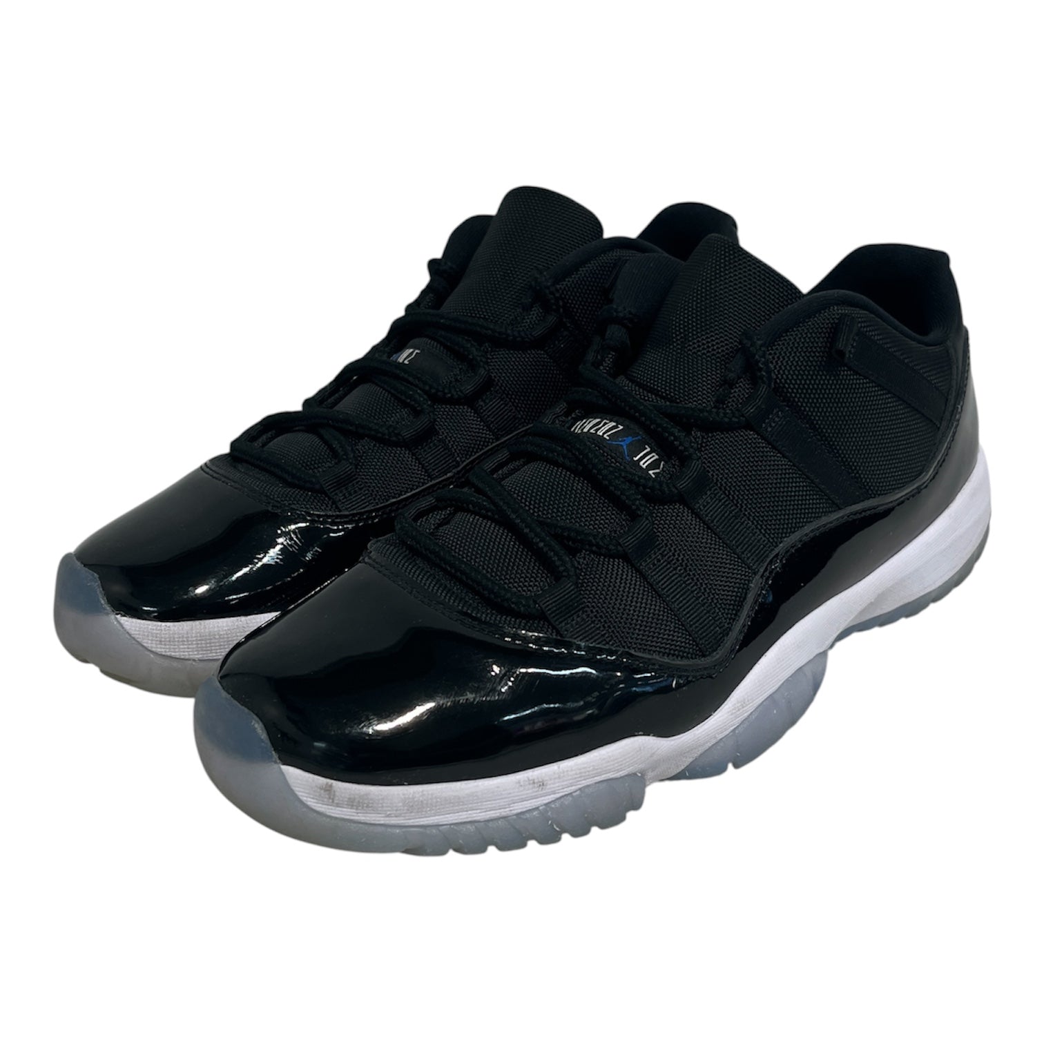 NIKE/Low-Sneakers/US 12/Leather/BLK/space jam 11 low