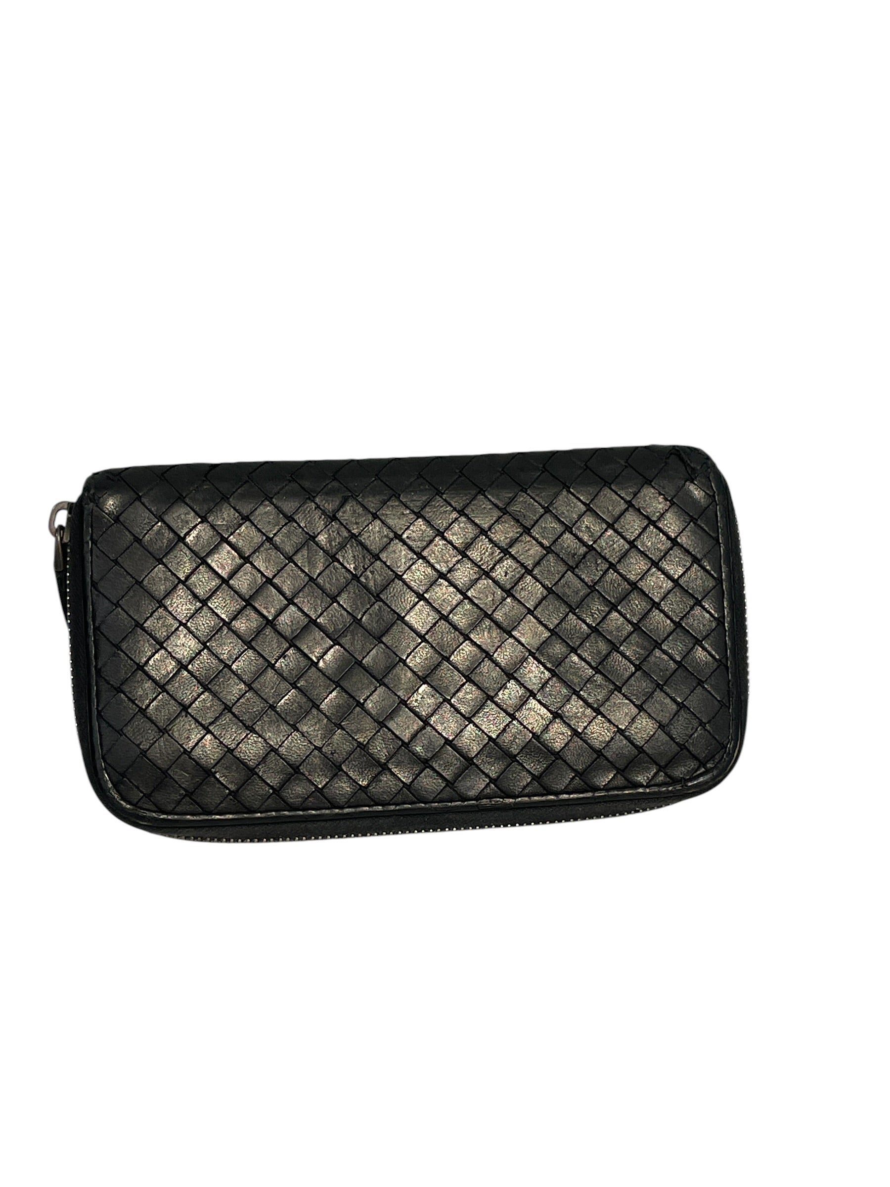 BOTTEGA VENETA/Long Wallet/Leather/BLK/L's/92x6YB6 view 2