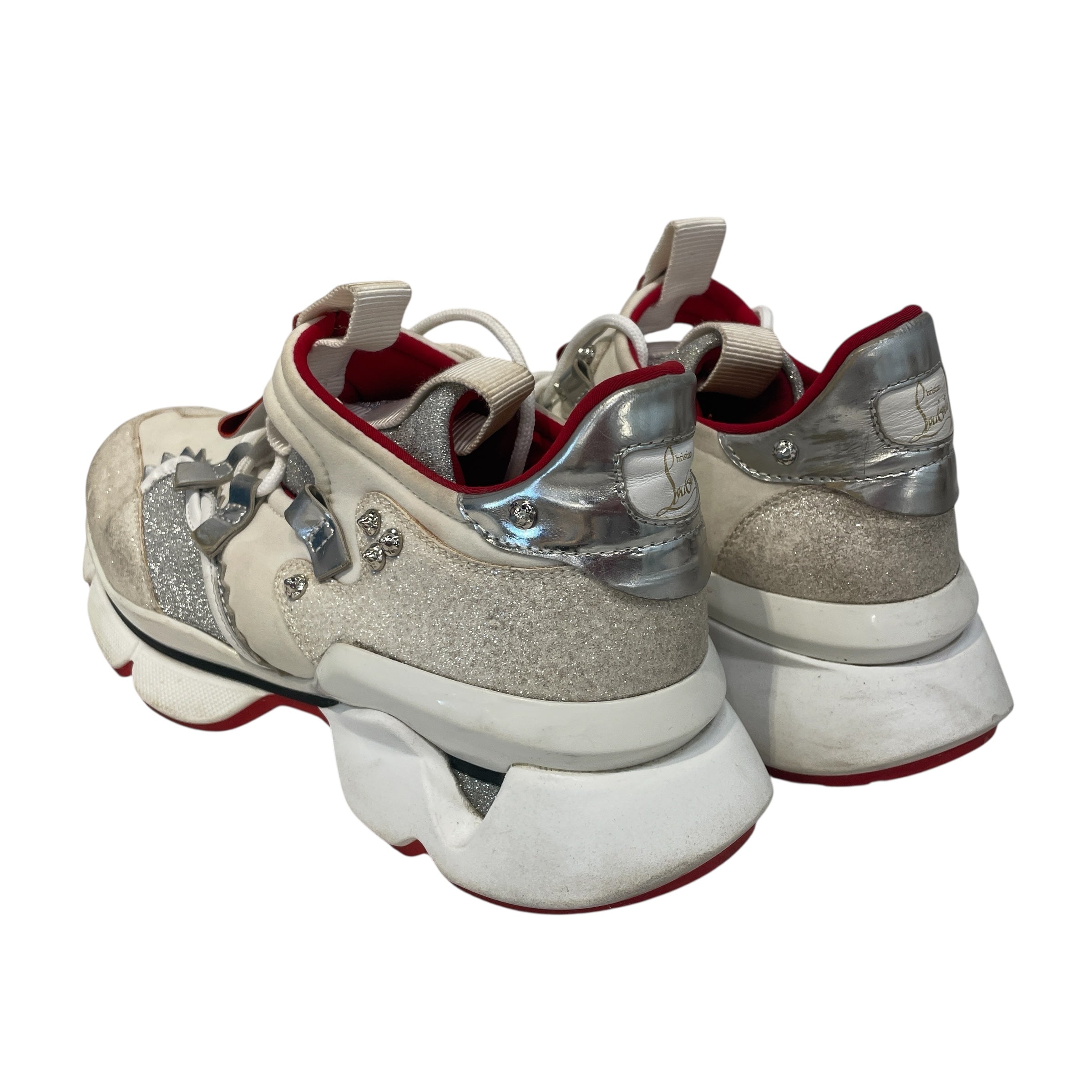 Christian Louboutin/Low-Sneakers/US 7.5/WHT/ view 2