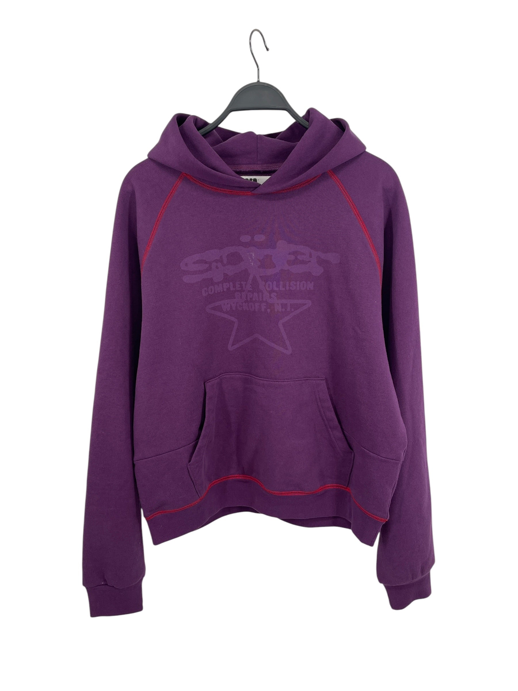 Sp5der/Hoodie/L/Graphic/Cotton/PPL/COMPLETE COLLISIONS view 1