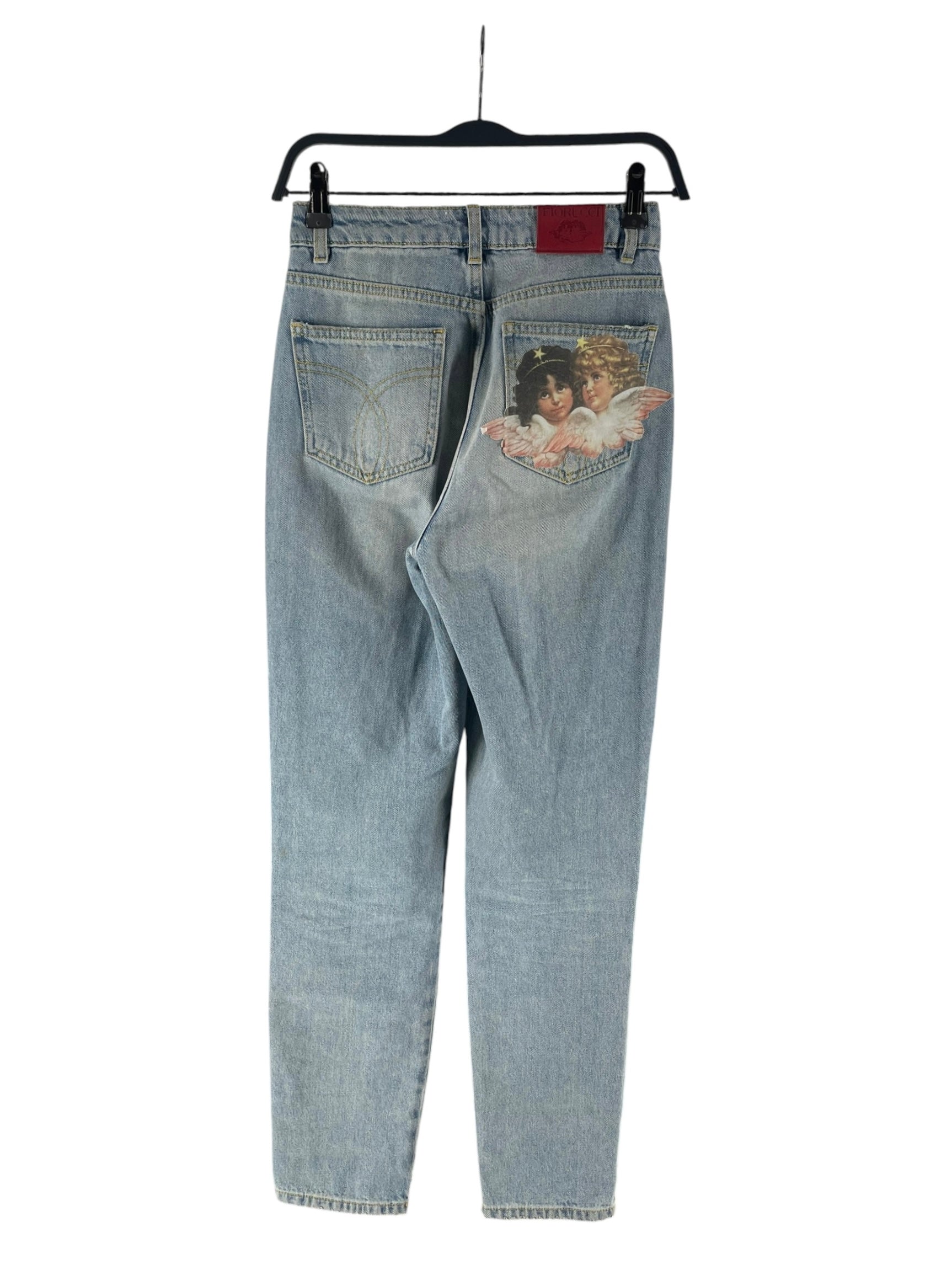 FIORUCCI/Skinny Pants/26/Cotton/BLU/CHERUB POCKET RED LABEL JEANS view 2
