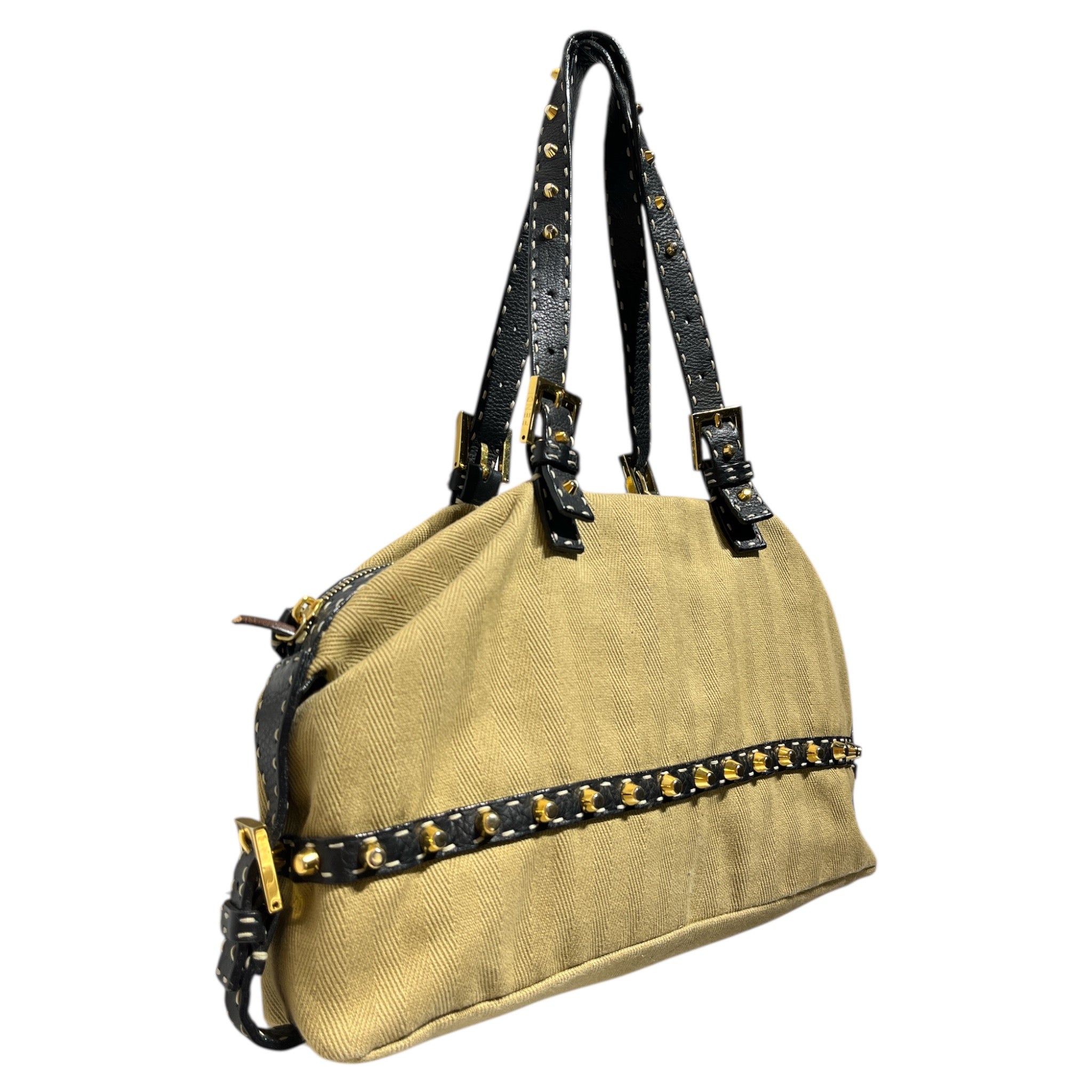 FENDI/Hand Bag/Cotton/CML/CANVAS SELLERIA view 2