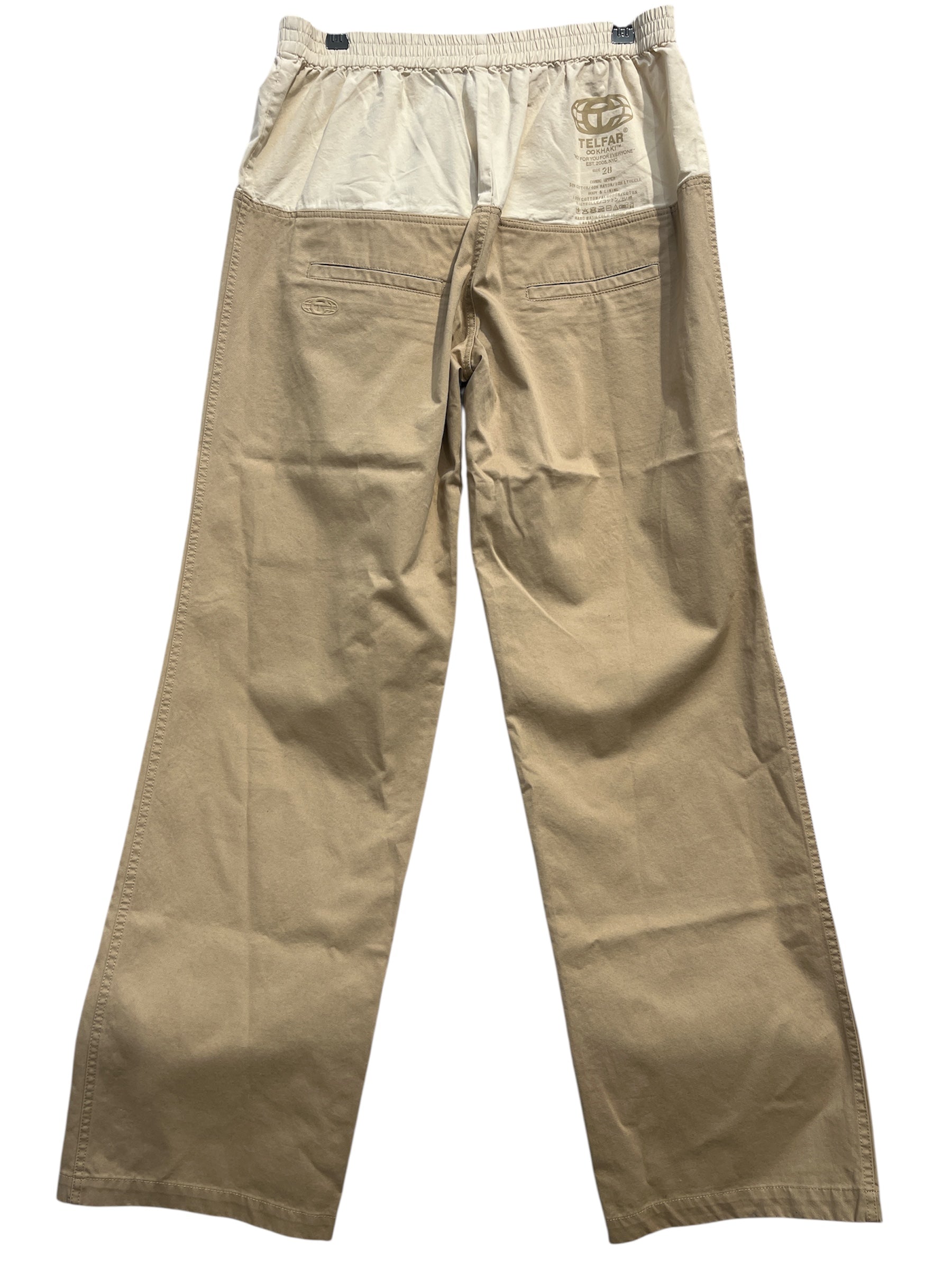 Telfar/Pants/32/Cotton/KHK/Chino/WORK PANT-SPLIT BOXER WAIST view 2
