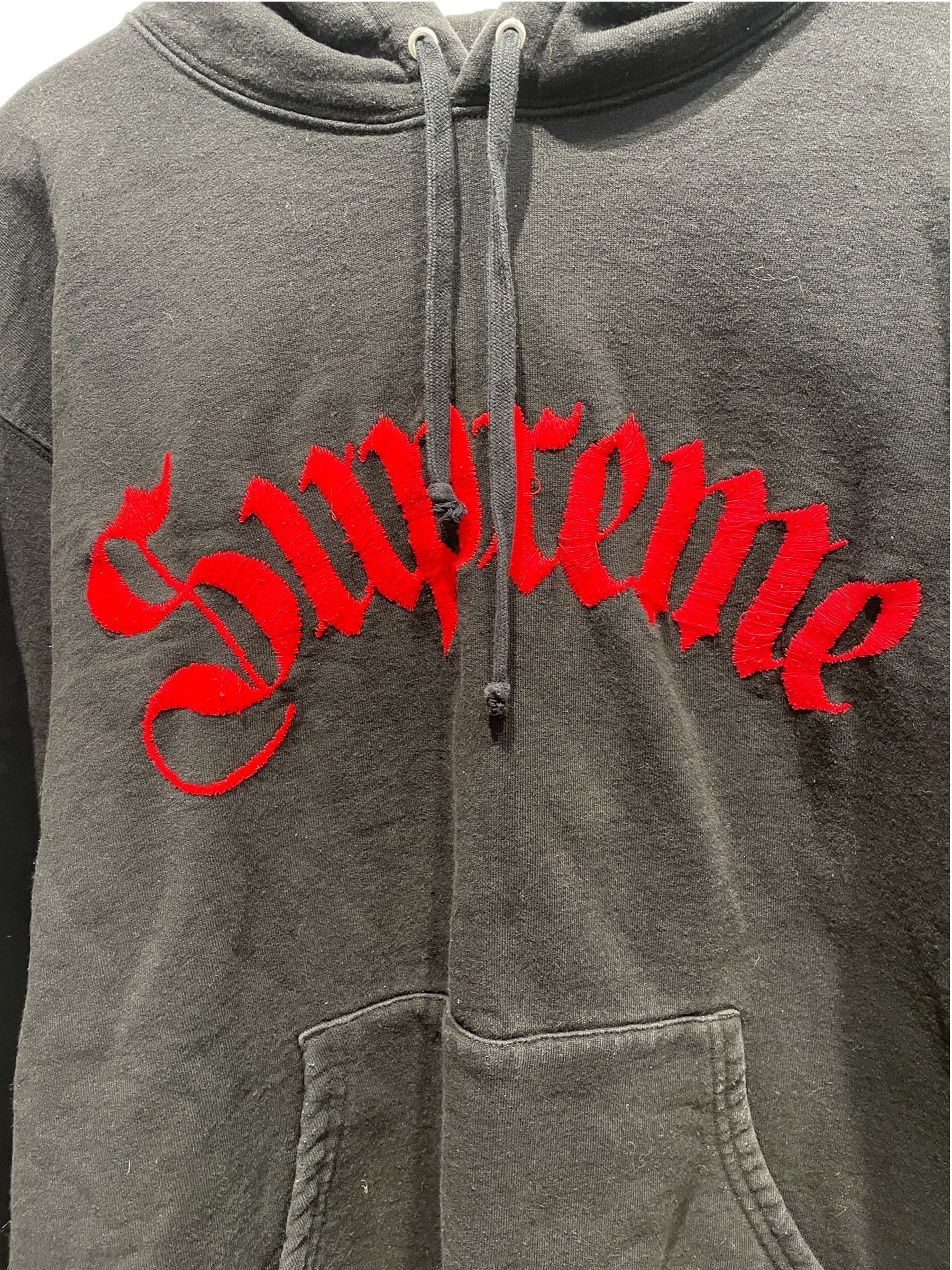 Supreme/Hoodie/L/Cotton/BLK/GREAT WALL OF CHINA view 3