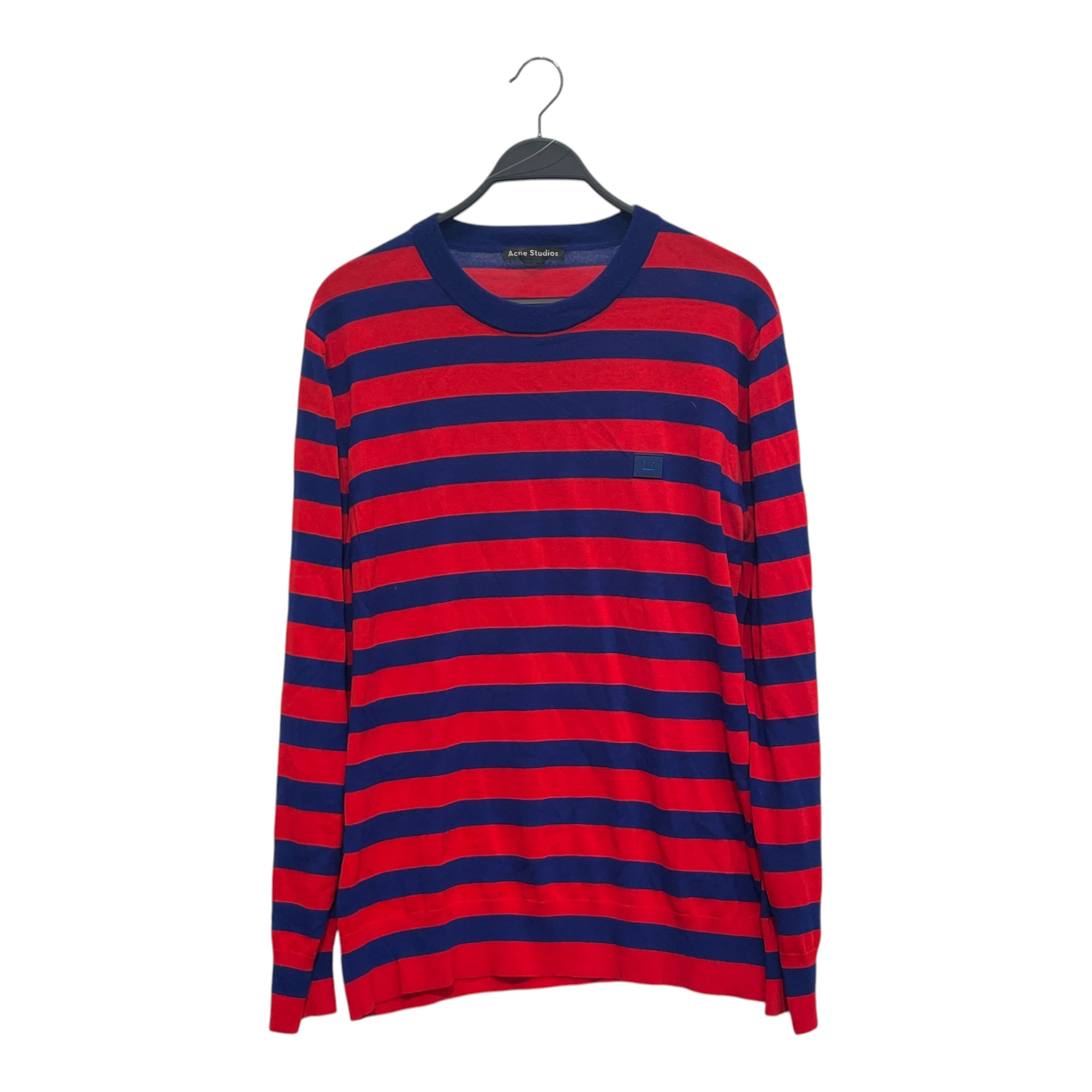 Acne Studios/Sweater/XL/Stripe/Cotton/MLT/RED/BLUE STRIPE view 1