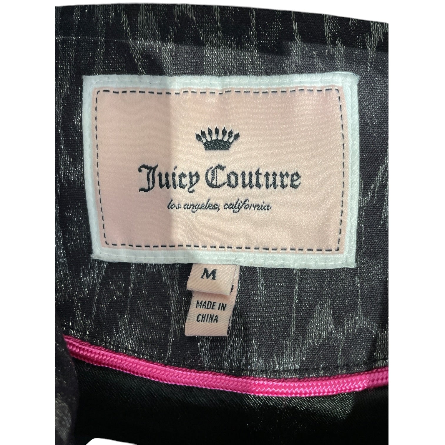 JUICY COUTURE/Puffer Vest/M/Nylon/BLK/Black Puffer Vest w/ Gold Zip view 3