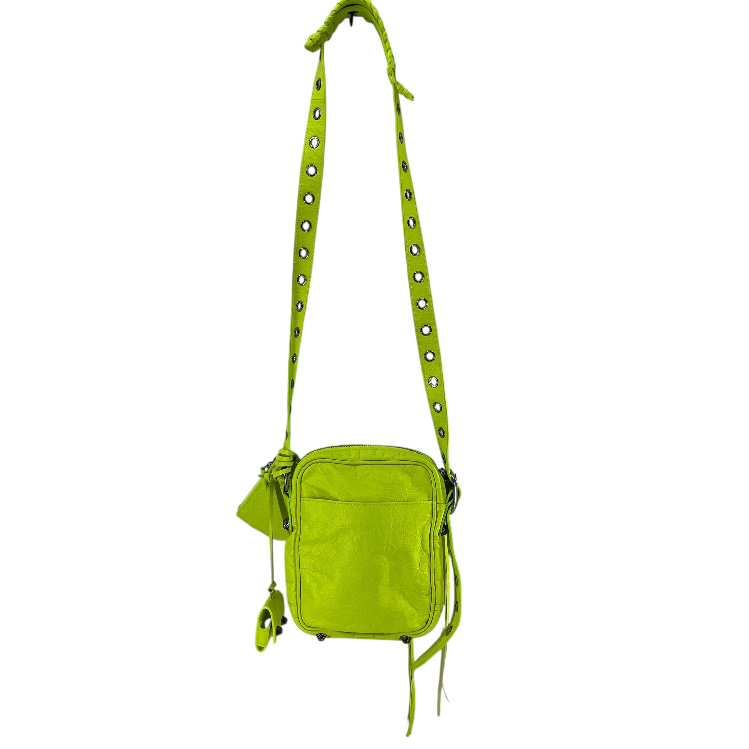 BALENCIAGA/Cross Body Bag/Leather/GRN/CITY CROSSBODY WALLET AIRPOD view 2