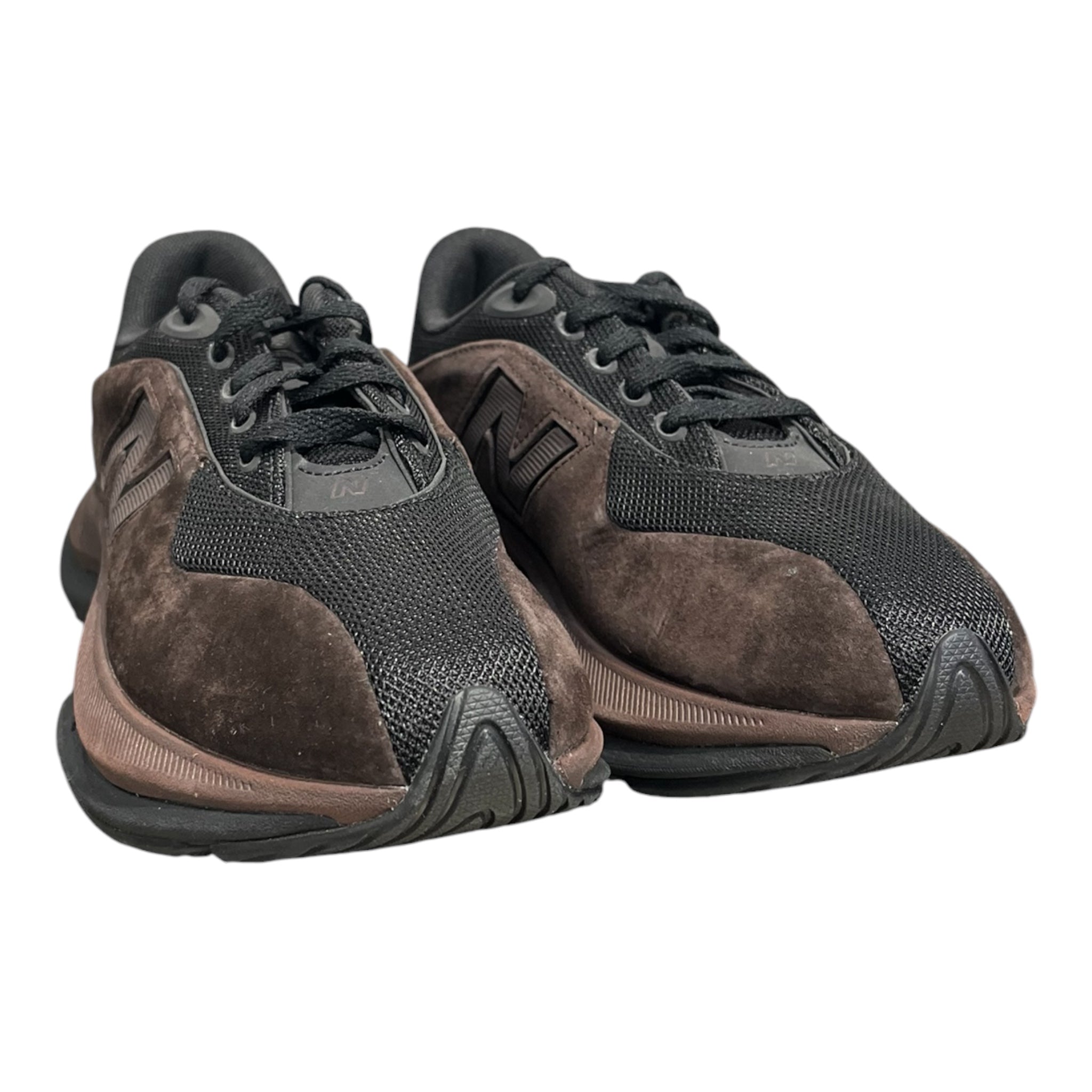 NEW BALANCE/Low-Sneakers/US 10/Suede/BRW/tf100/blk/dark brw view 3