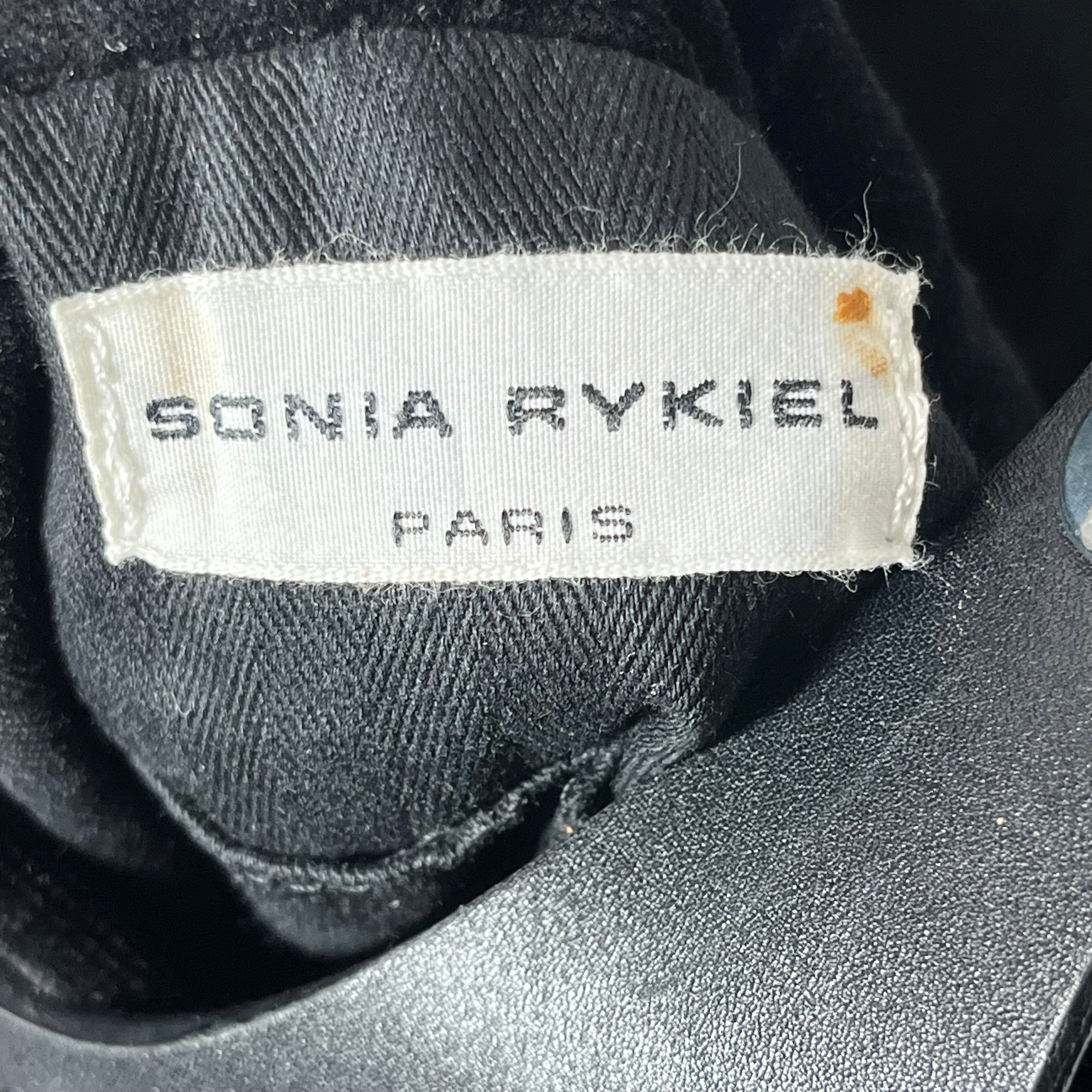 SONIA RYKIEL/Hand Bag/Leather/BLK/LE BATARD LASER CUT view 4