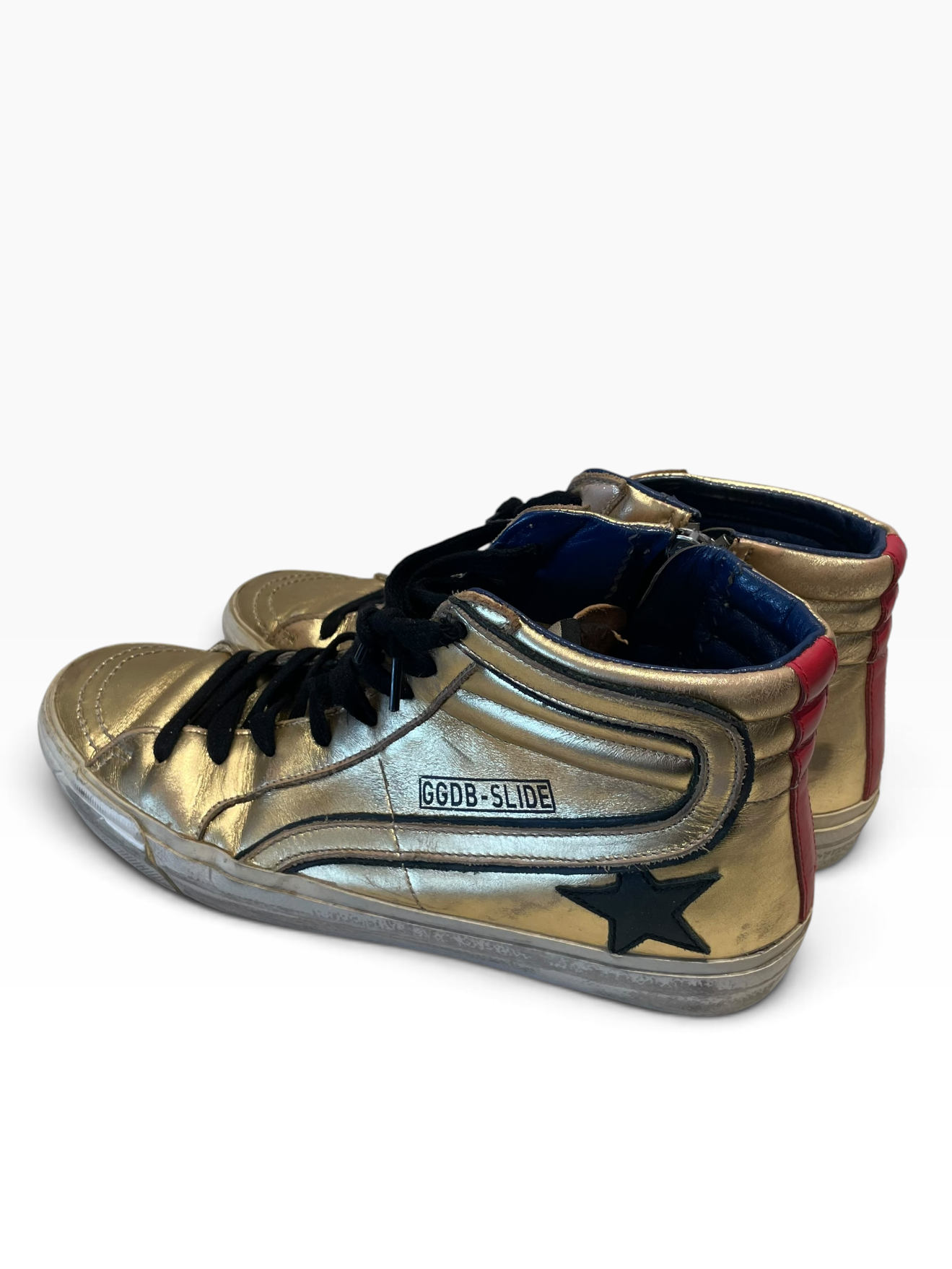 GOLDEN GOOSE/Hi-Sneakers/EU 40/Leather/GLD/ view 2