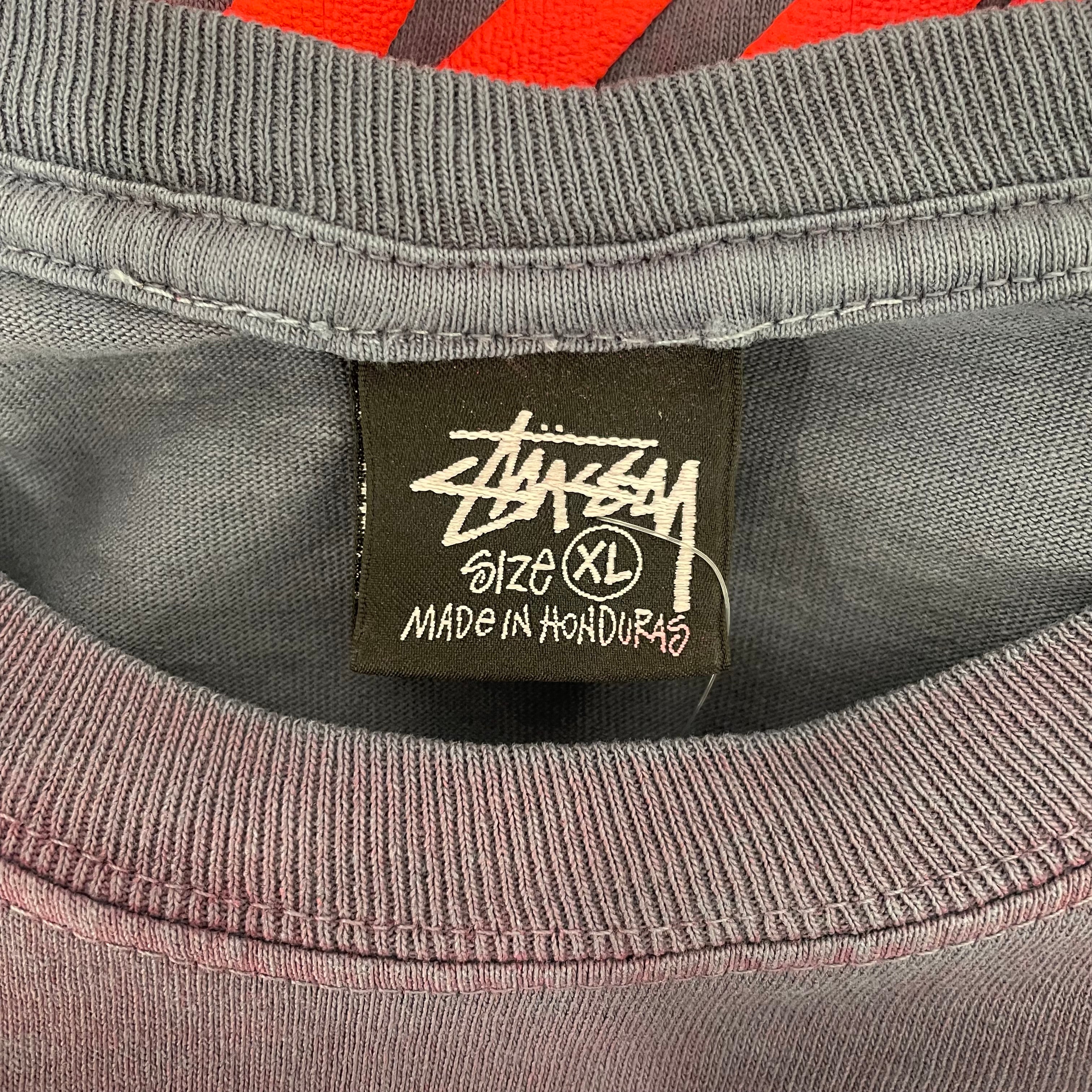 STUSSY/T-Shirt/XL/Cotton/PPL/Graphic/NY;LA;TOKYO RED FONT view 3