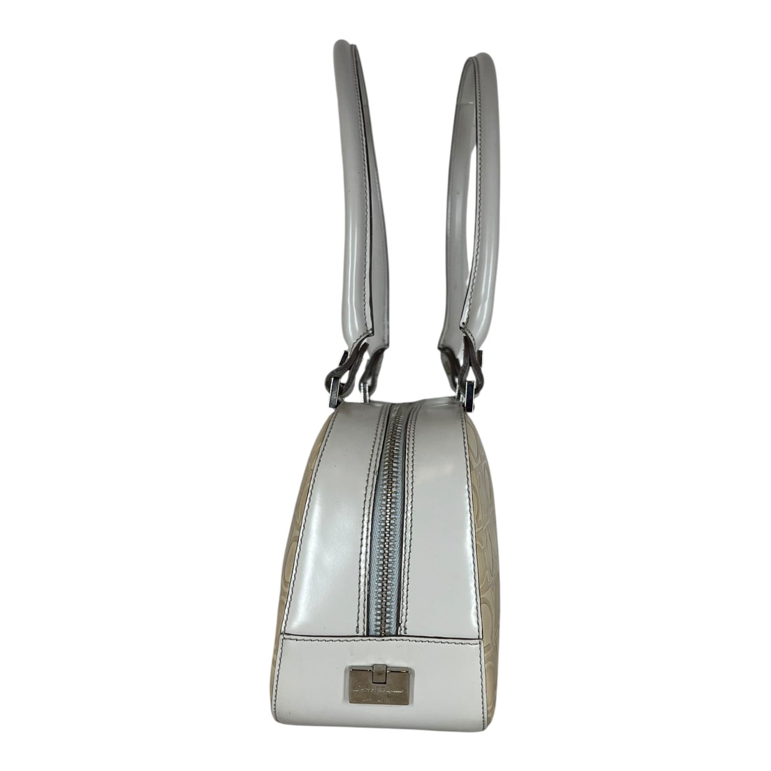 Salvatore Ferragamo/Bag/Monogram/Leather/CRM/TWO-TONE MONOGRAM BAG view 3