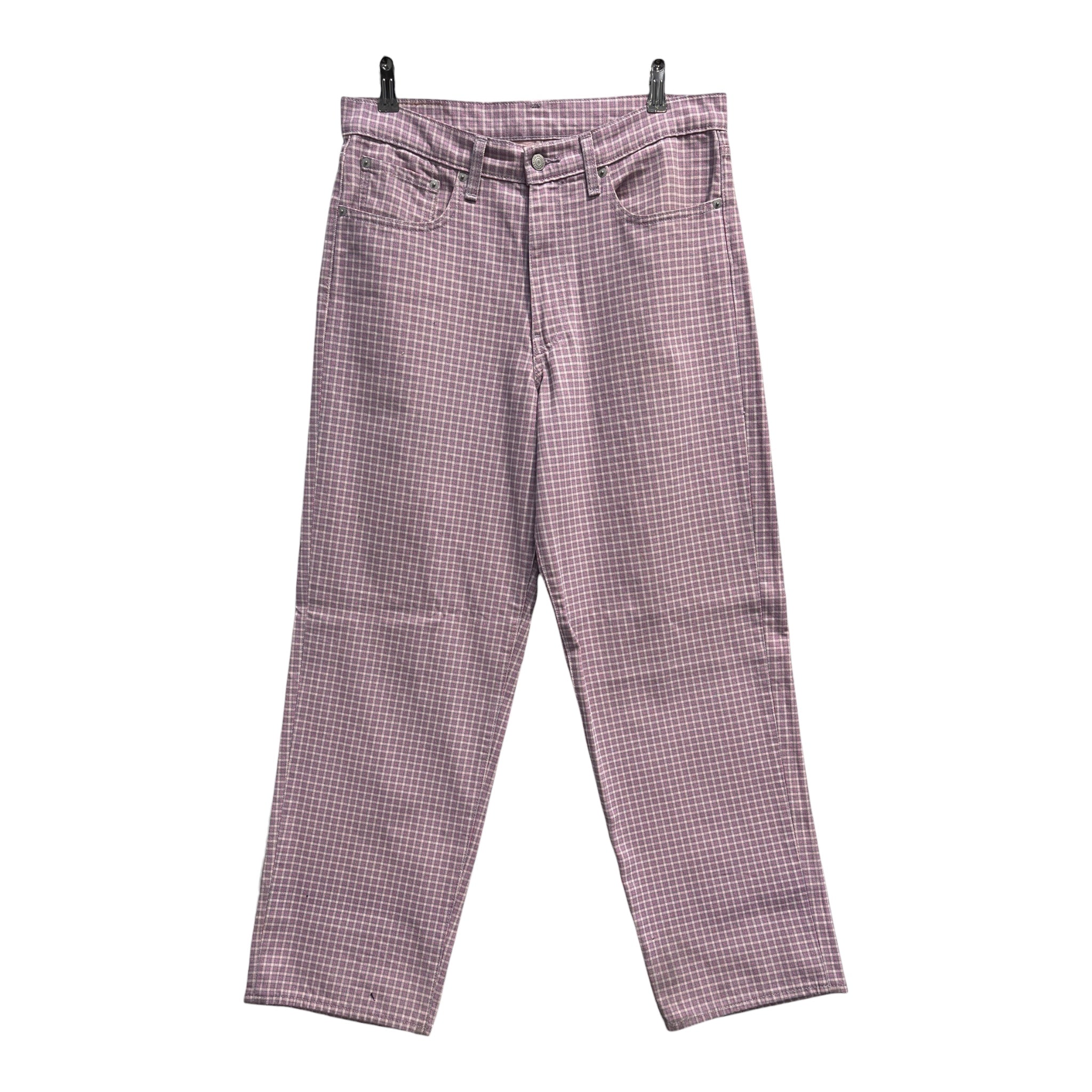 Levi's/Pants/32/Cotton/PNK/Plaid/PINK PLAID 194 BAGGY PANTS view 1