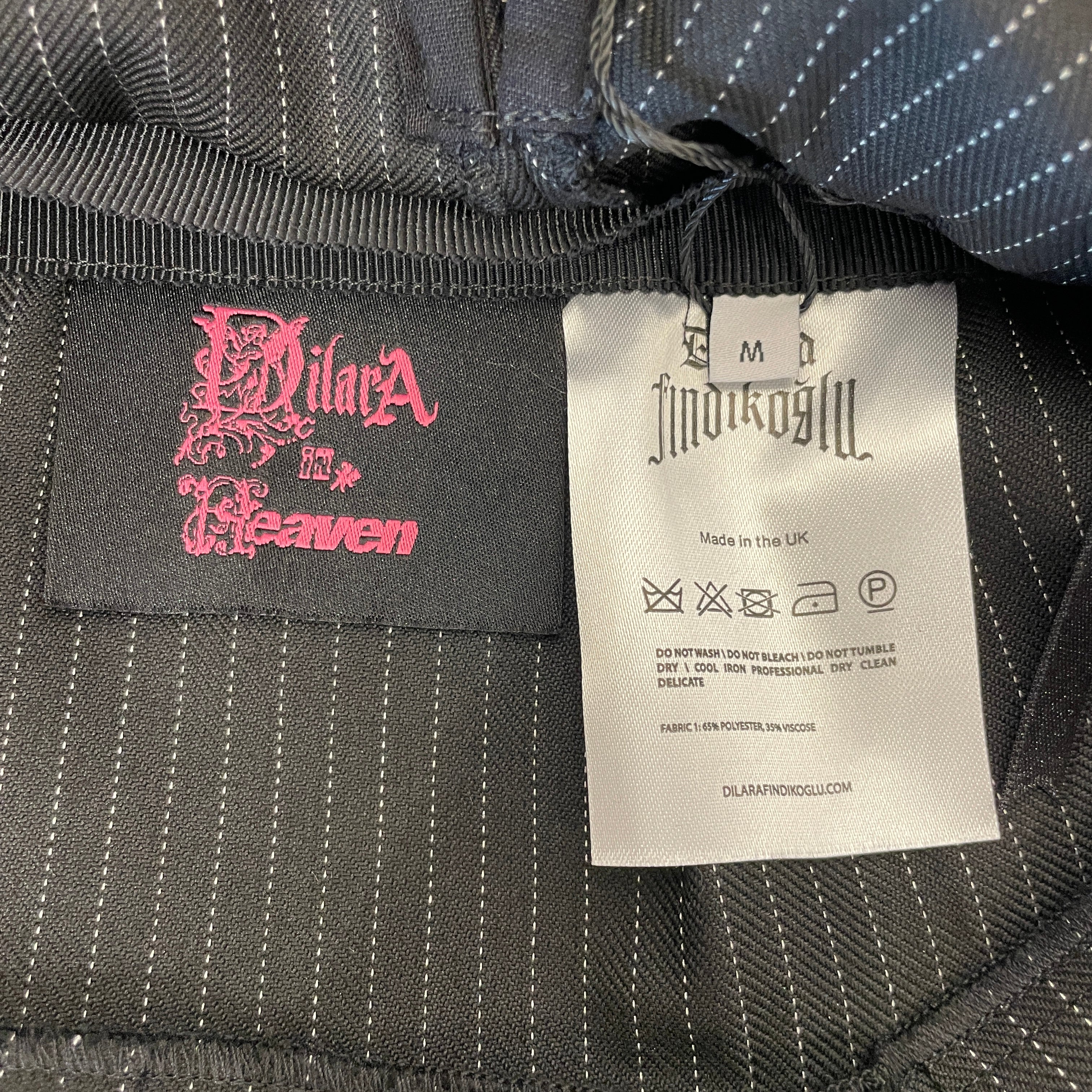 DILARA/Heaven By Marc Jacobs/Skirt/M/Stripe/Polyester/BLK/ view 3